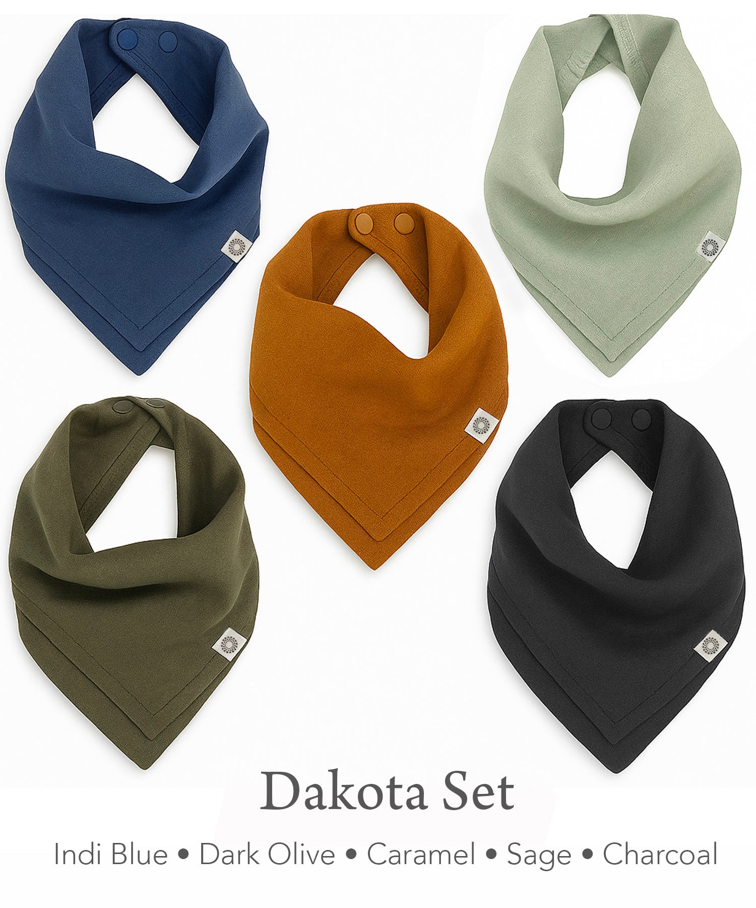 Organic Scarf Bib 5-pack