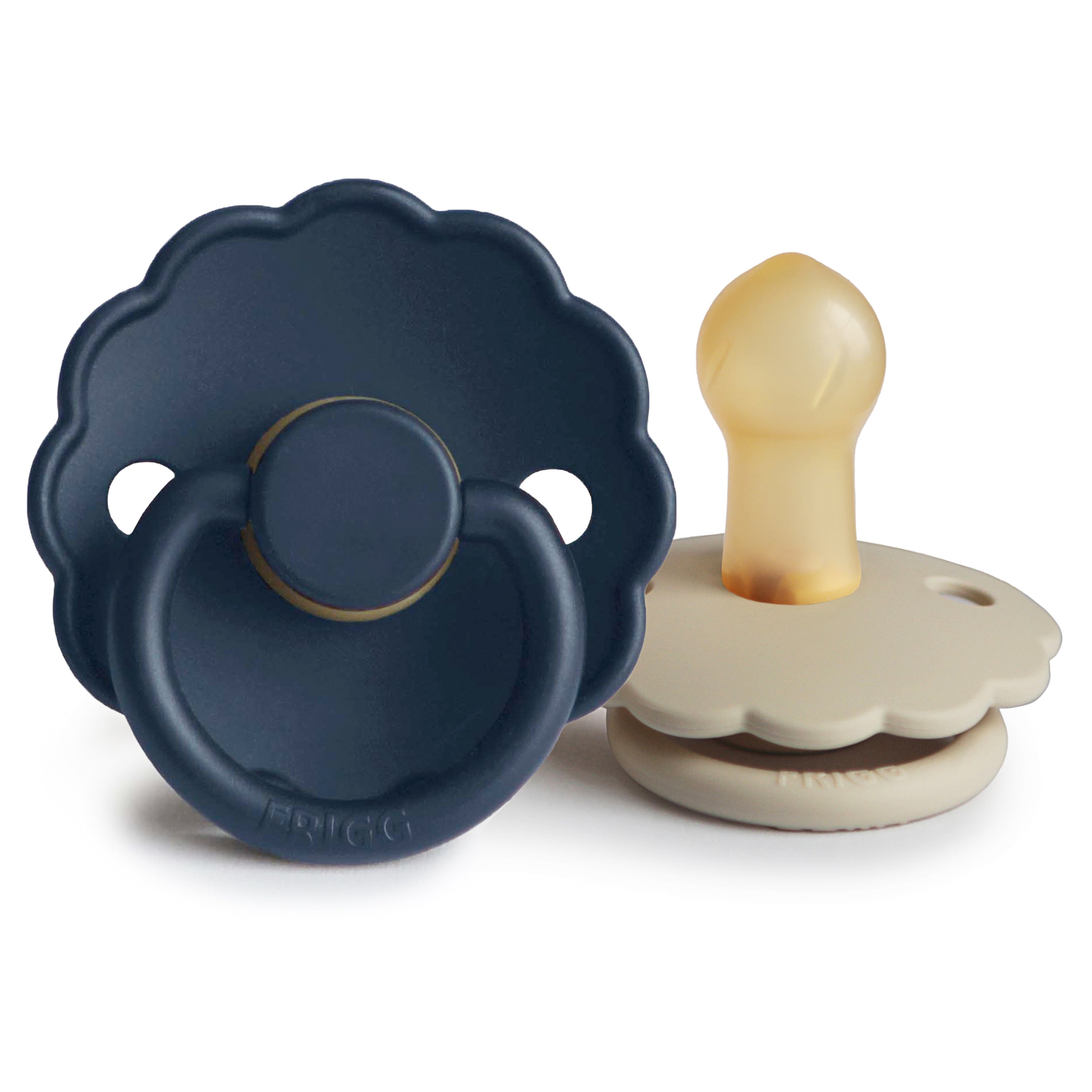 Frigg Daisy Natural Rubber Pacifier 2-pack
