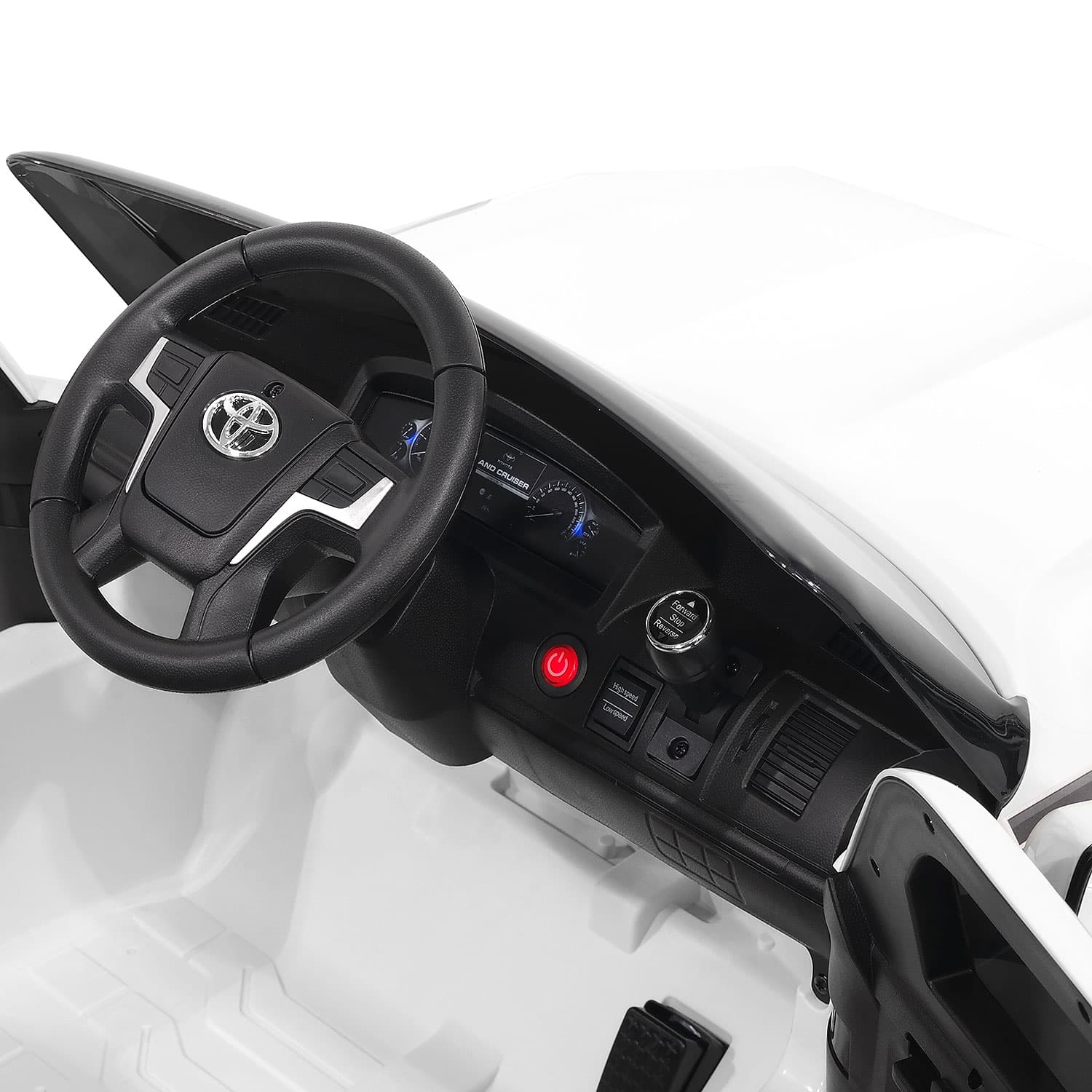 Toyota Land Cruiser 12v Kids Ride-on Car With R/c Parental Remote | Black