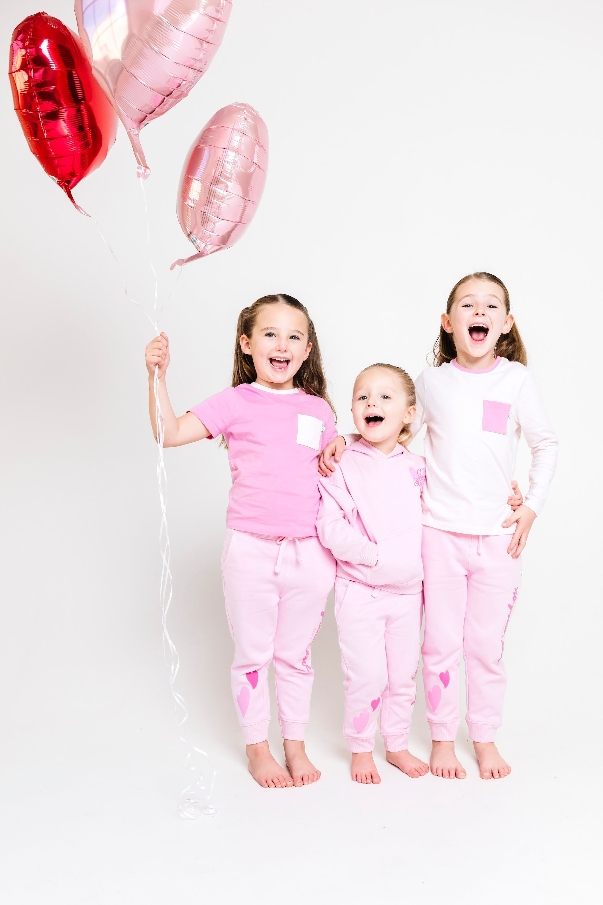 Pink Prayer Pocket Long Sleeve T-shirt Cotton