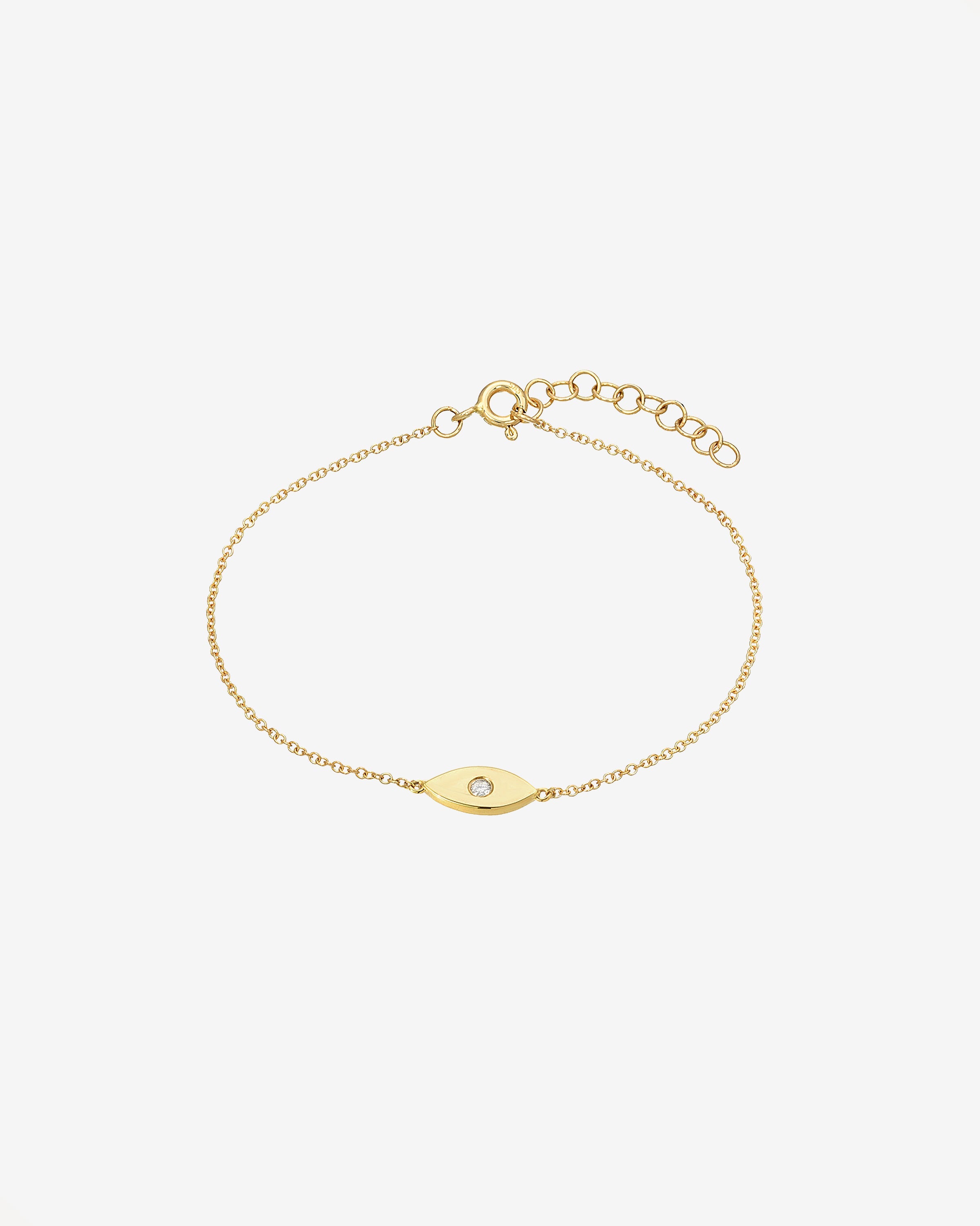 Diamond Evil Eye Anklet