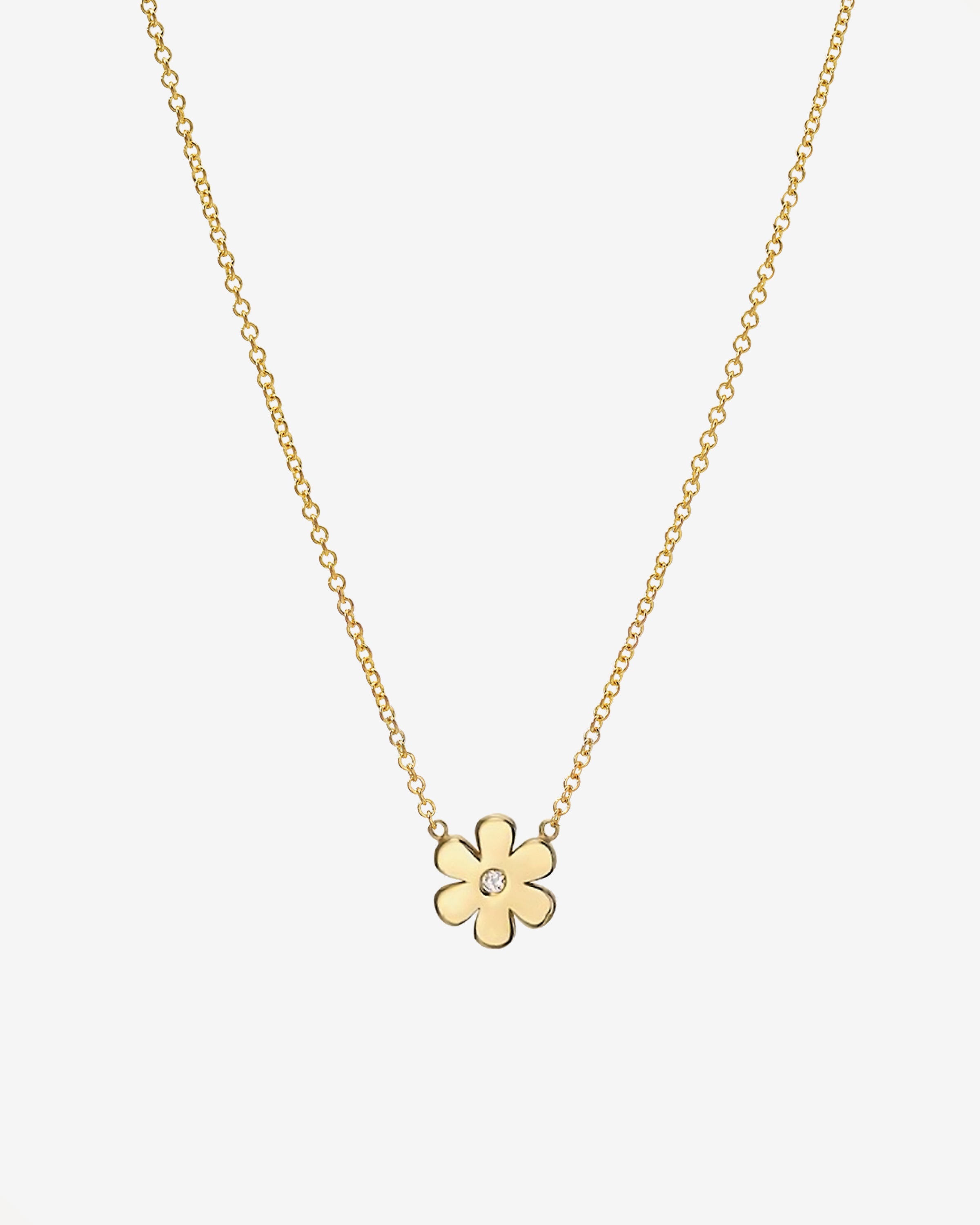 Kids Diamond Flower Necklace