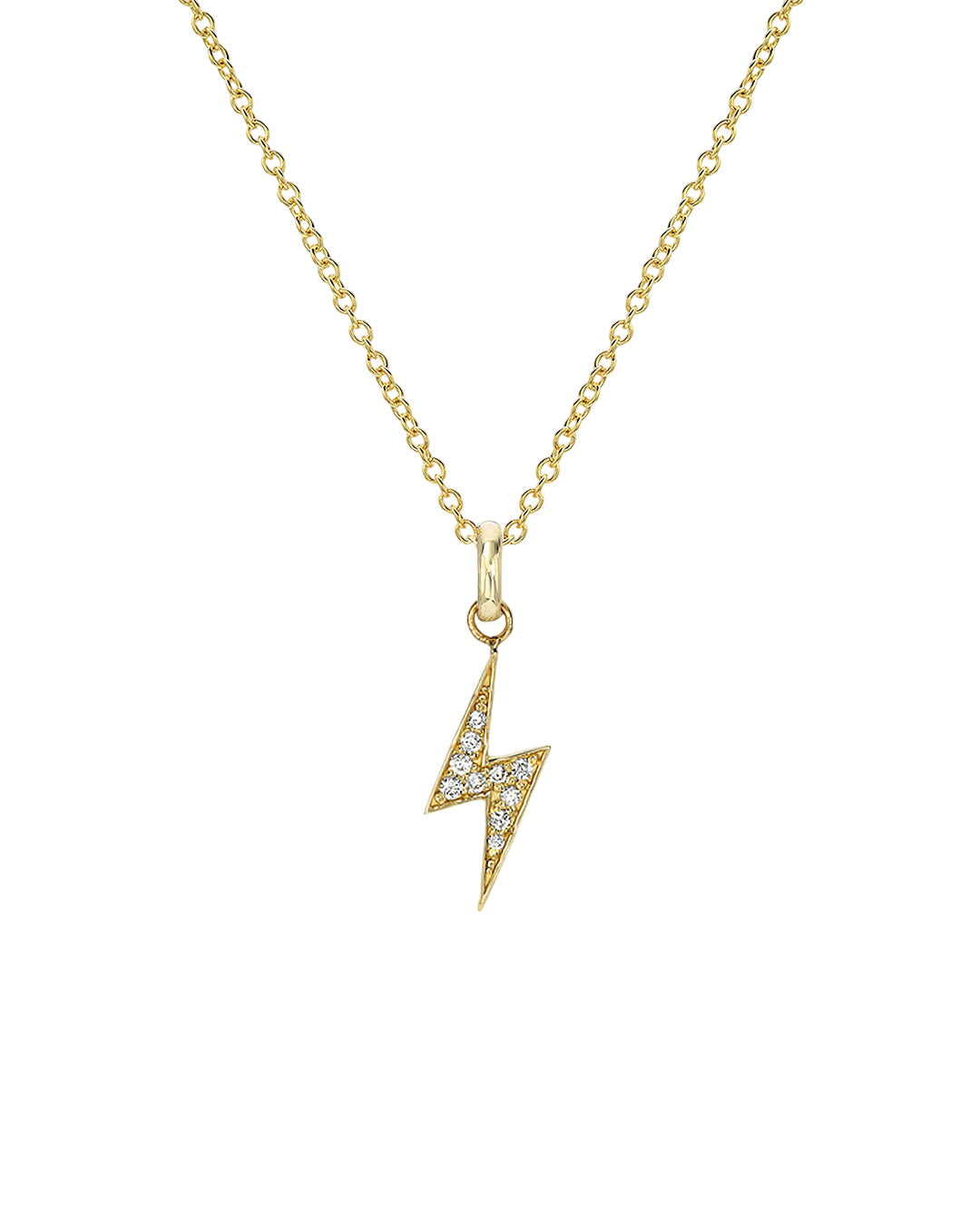 Diamond Lightning Bolt Necklace