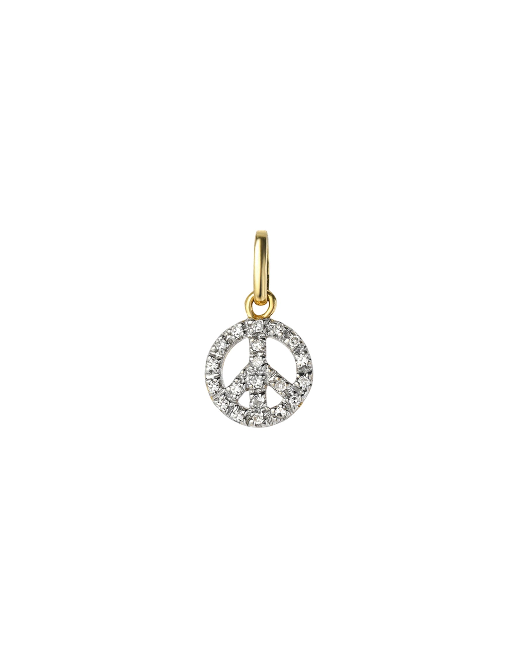 Diamond Peace Pendant