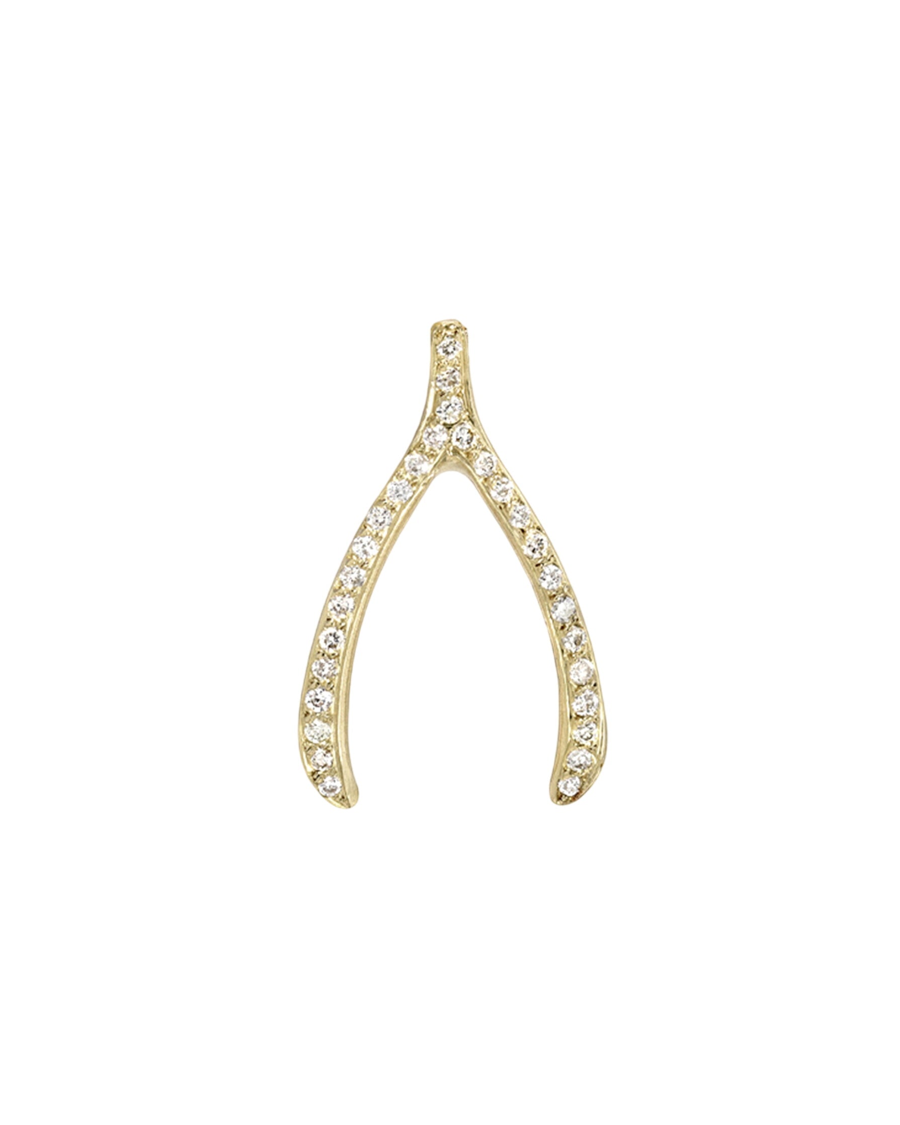 Diamond Wishbone Pendant