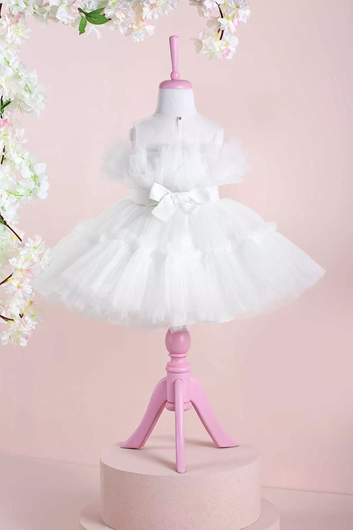 Diana White Party Dress