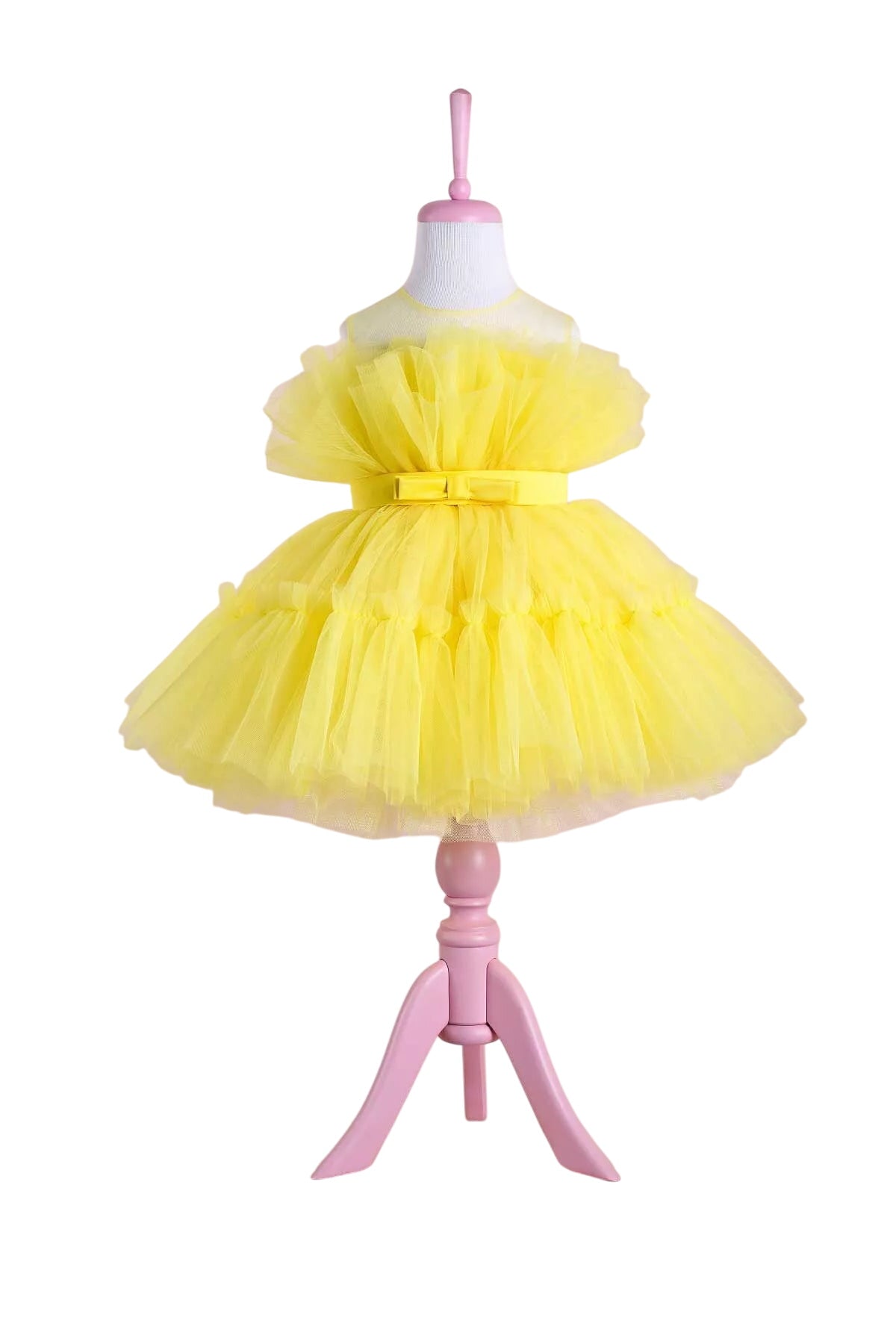 Diana Yellow Party Dress