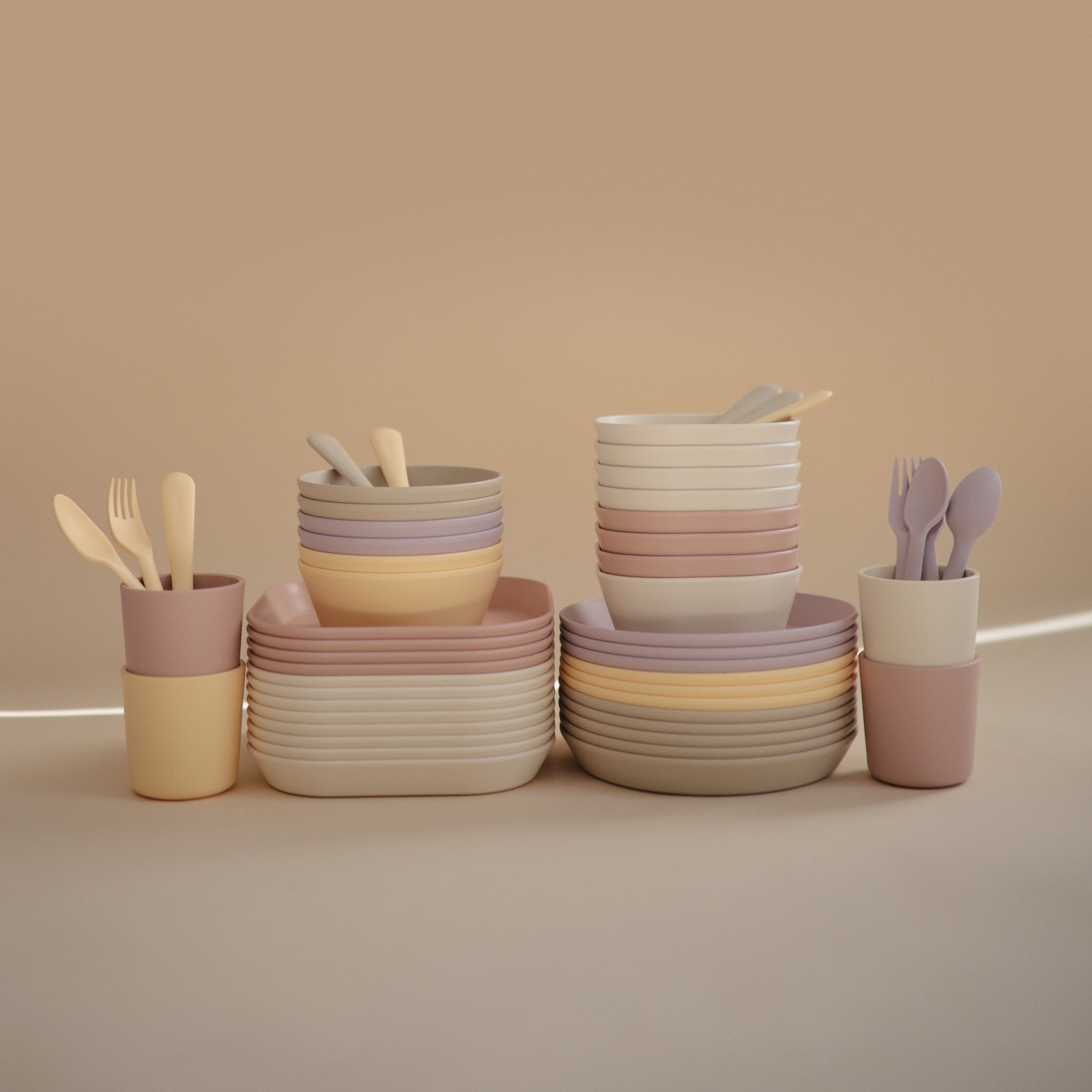 Square Dinnerware Bowl, Set Of 2