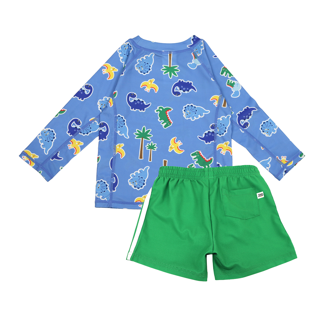 Baby/toddler Boys Swim Top & Swim Shorts Set - Devin The Dino & Friends **pre-order (orders Will Ship In Full Early March '25)**