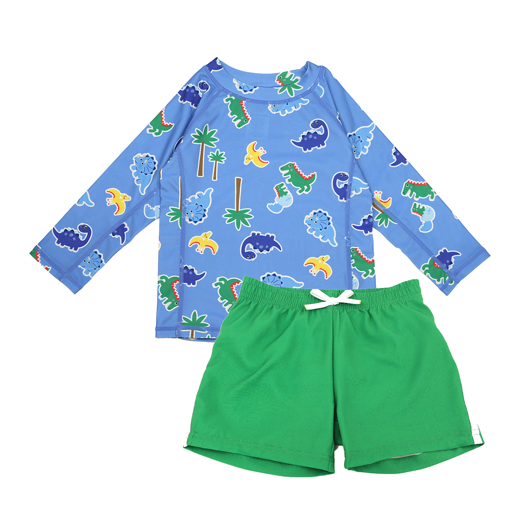 Baby/toddler Boys Swim Top & Swim Shorts Set - Devin The Dino & Friends **pre-order (orders Will Ship In Full Early March '25)**