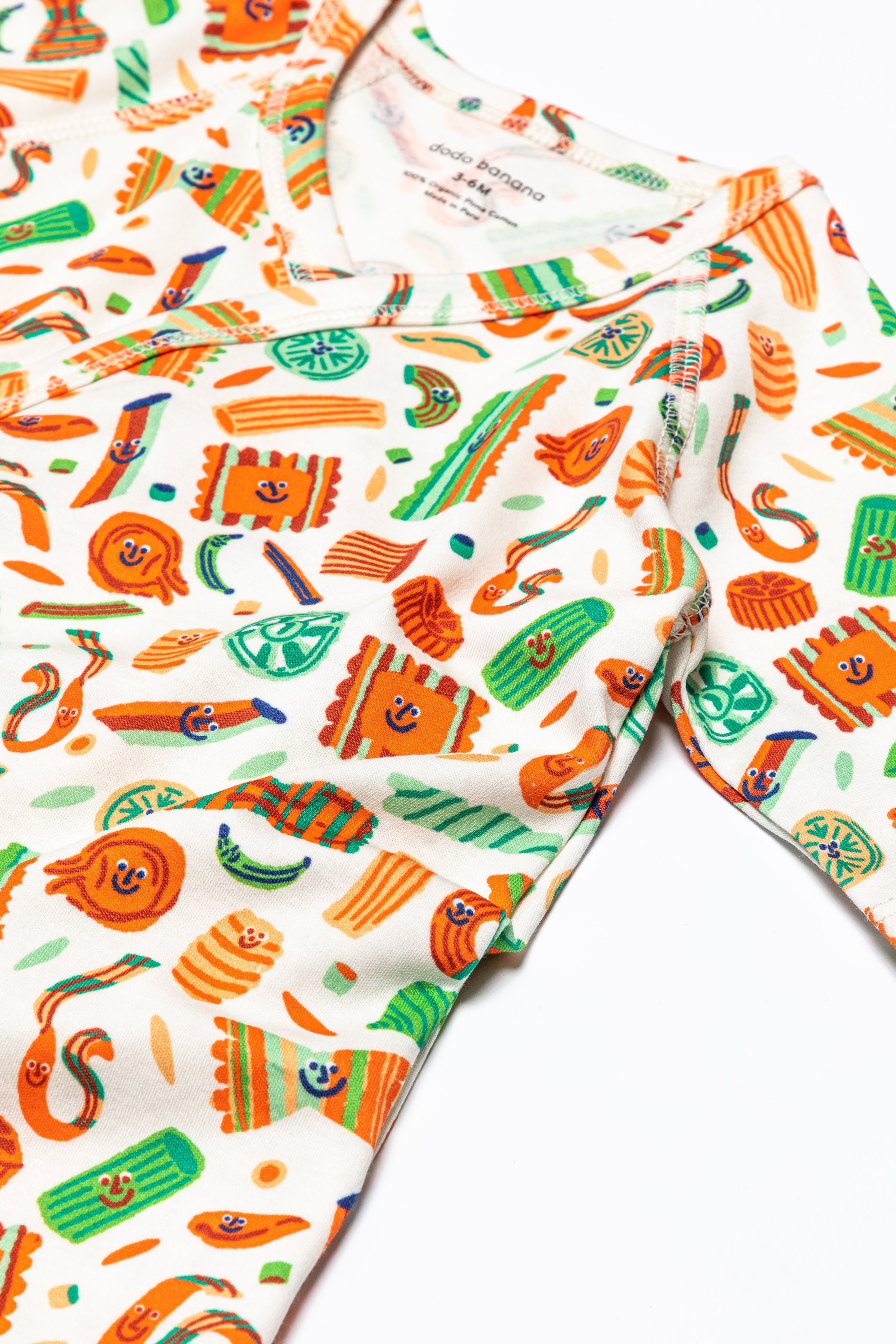 Pasta Festa Baby Kimono Onesie