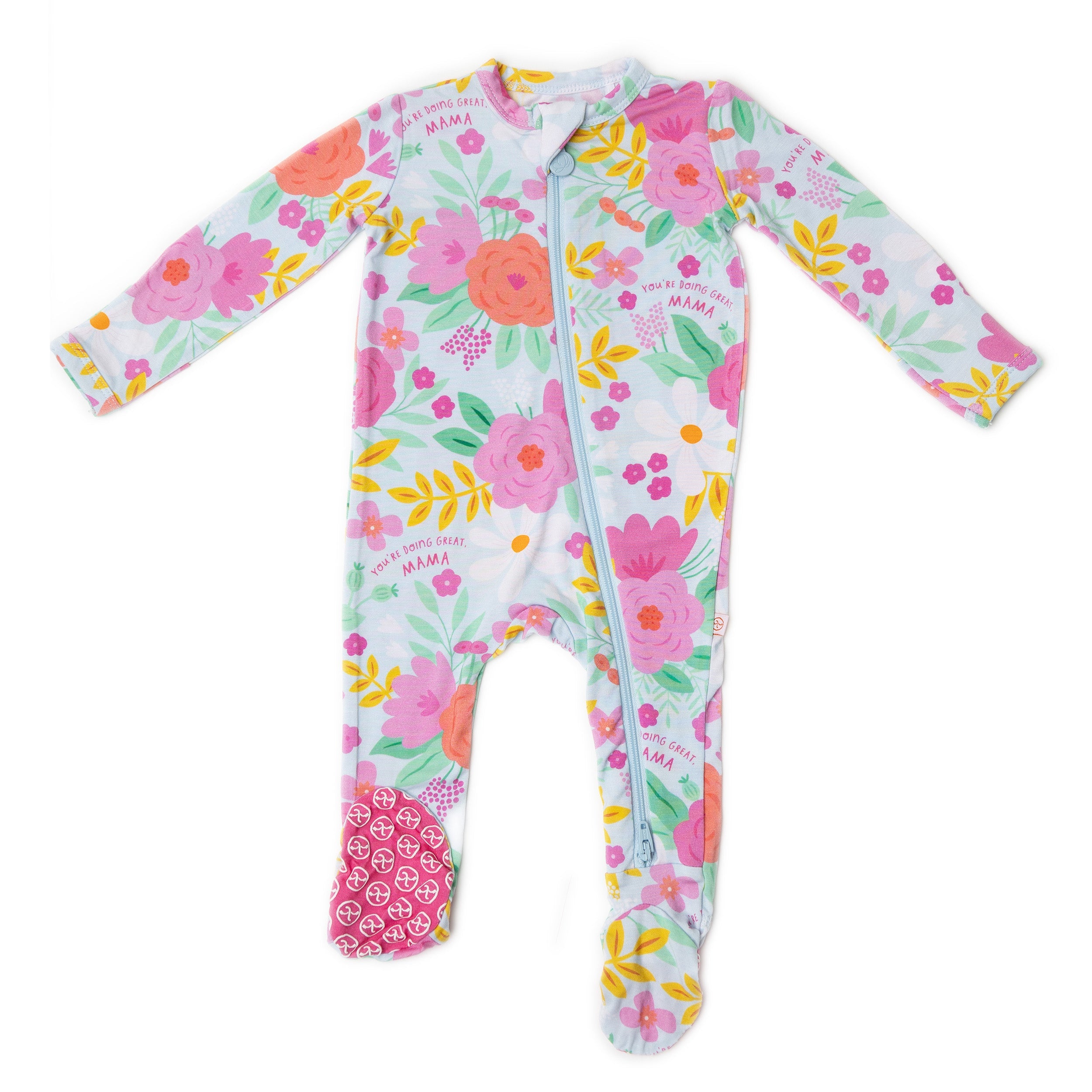 The Second-skin Footie | Flower Power | "you're Doing Great, Mama"