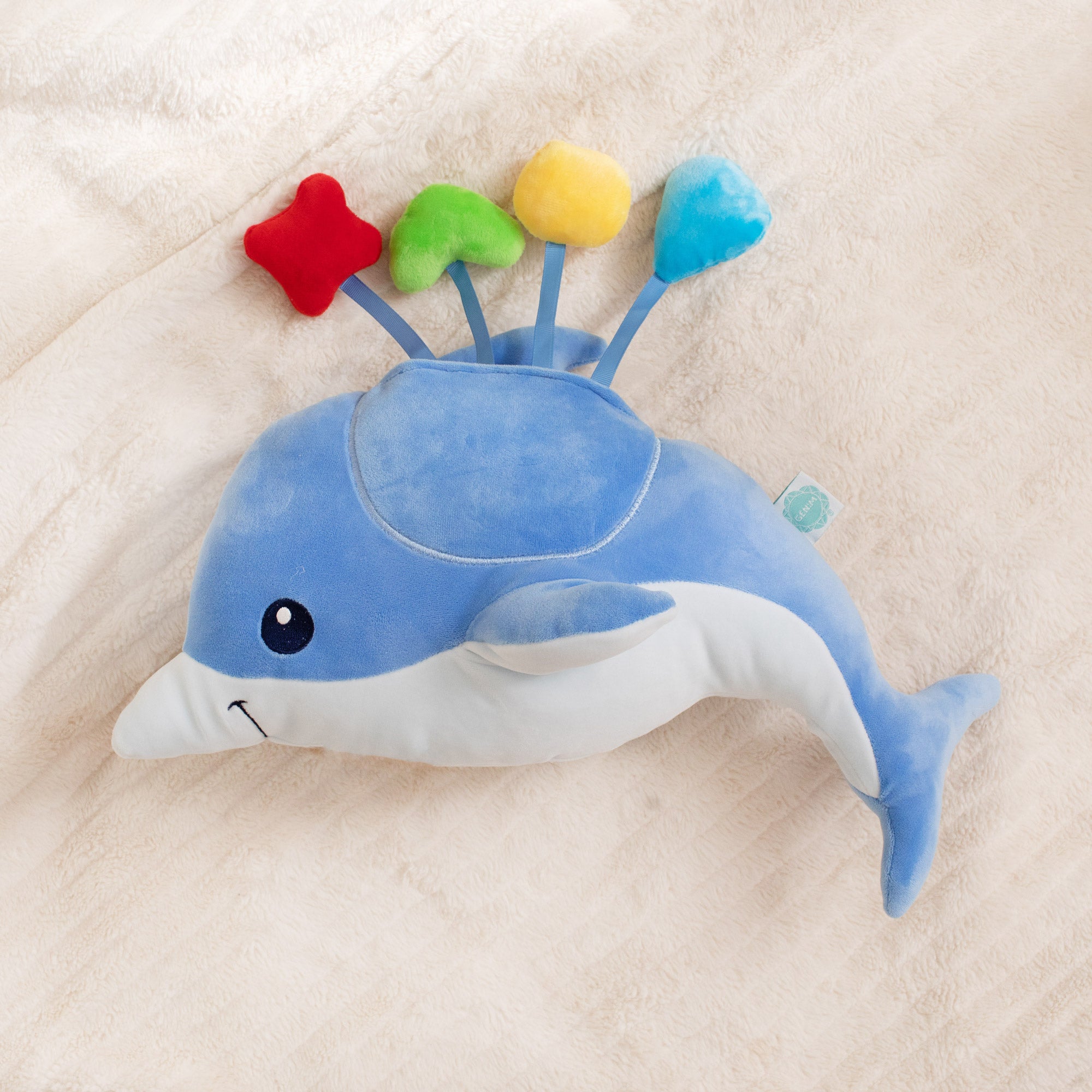 Blue Dolphin Snugglebuddies Emotions Plush