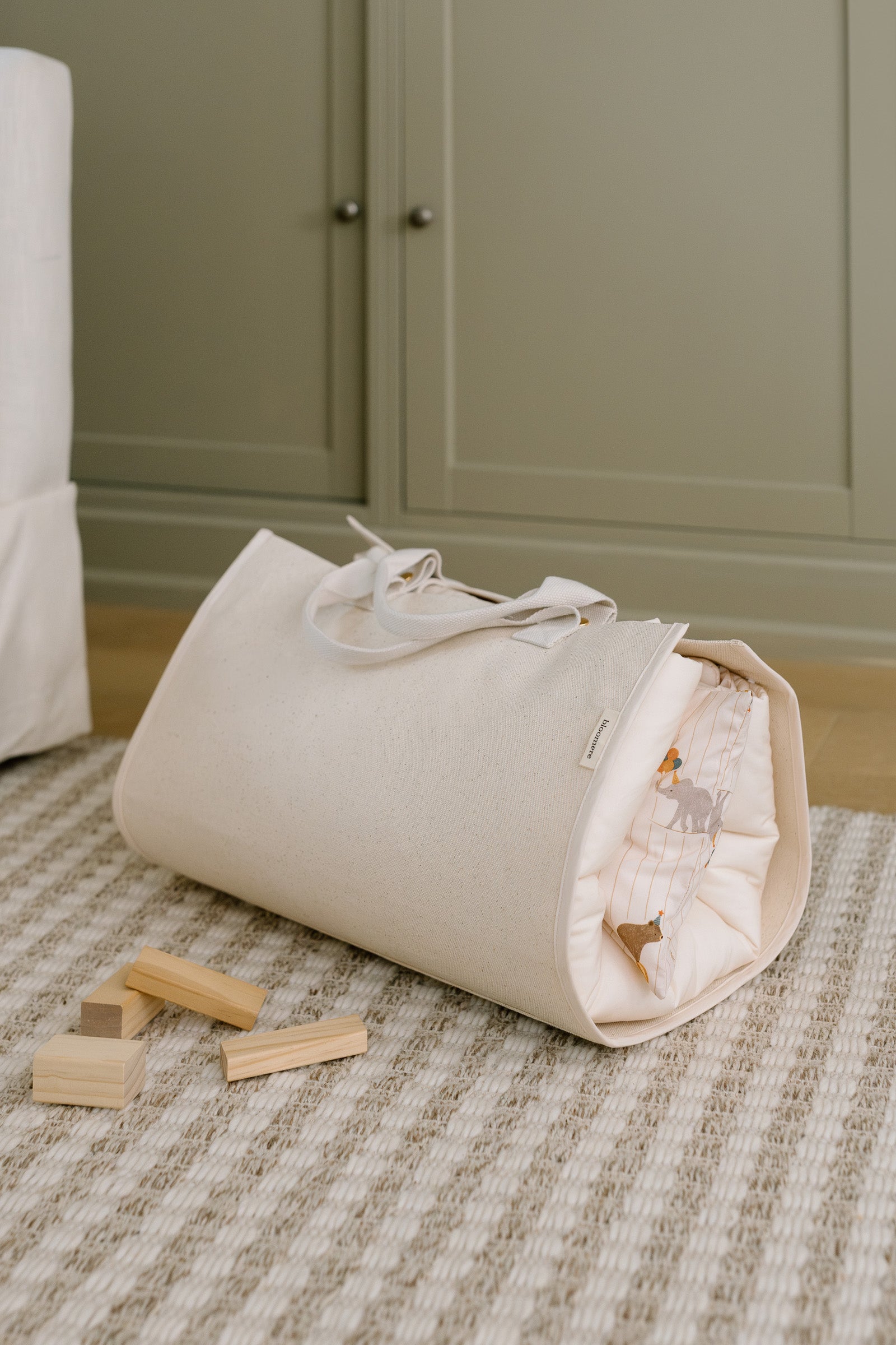 Organic Portable Bedding Set- Dreamy Animal