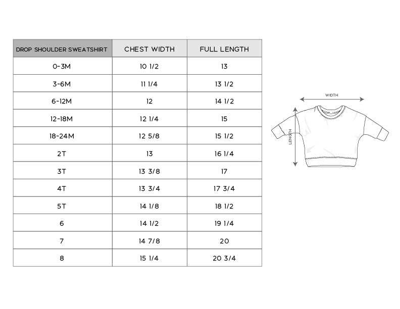 Girl's Drop-shoulder Pullover