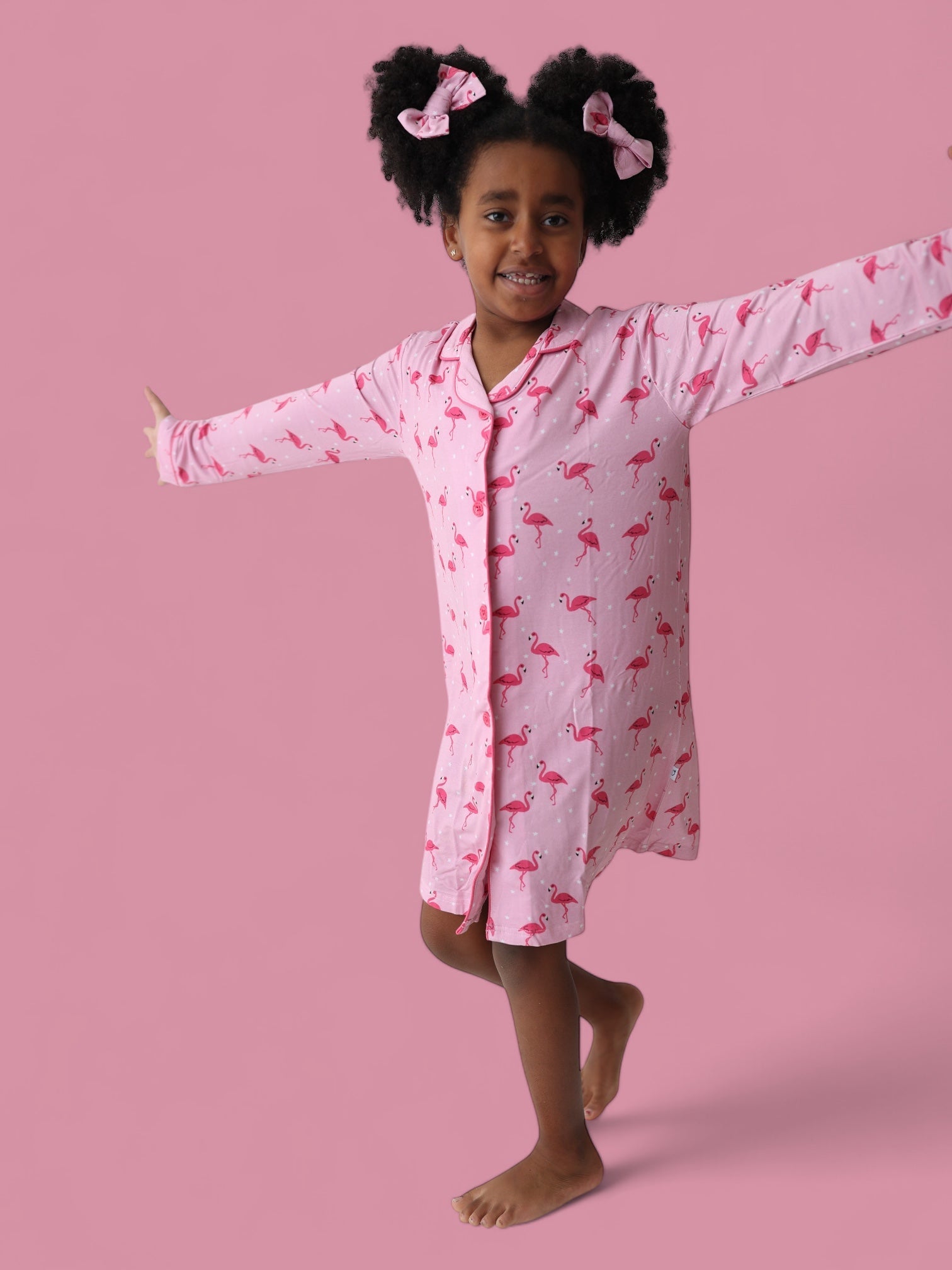 Flocking Flamingos Girl's Dream Gown