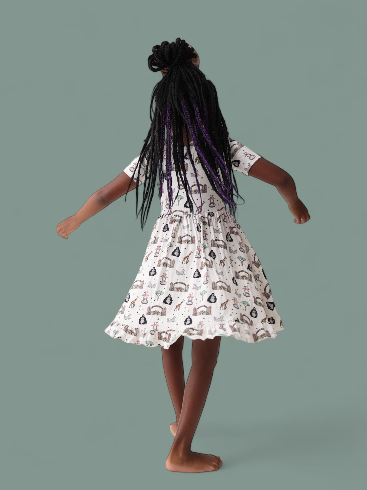 Exclusive Zoo Adventures Dream Ruffle Dress
