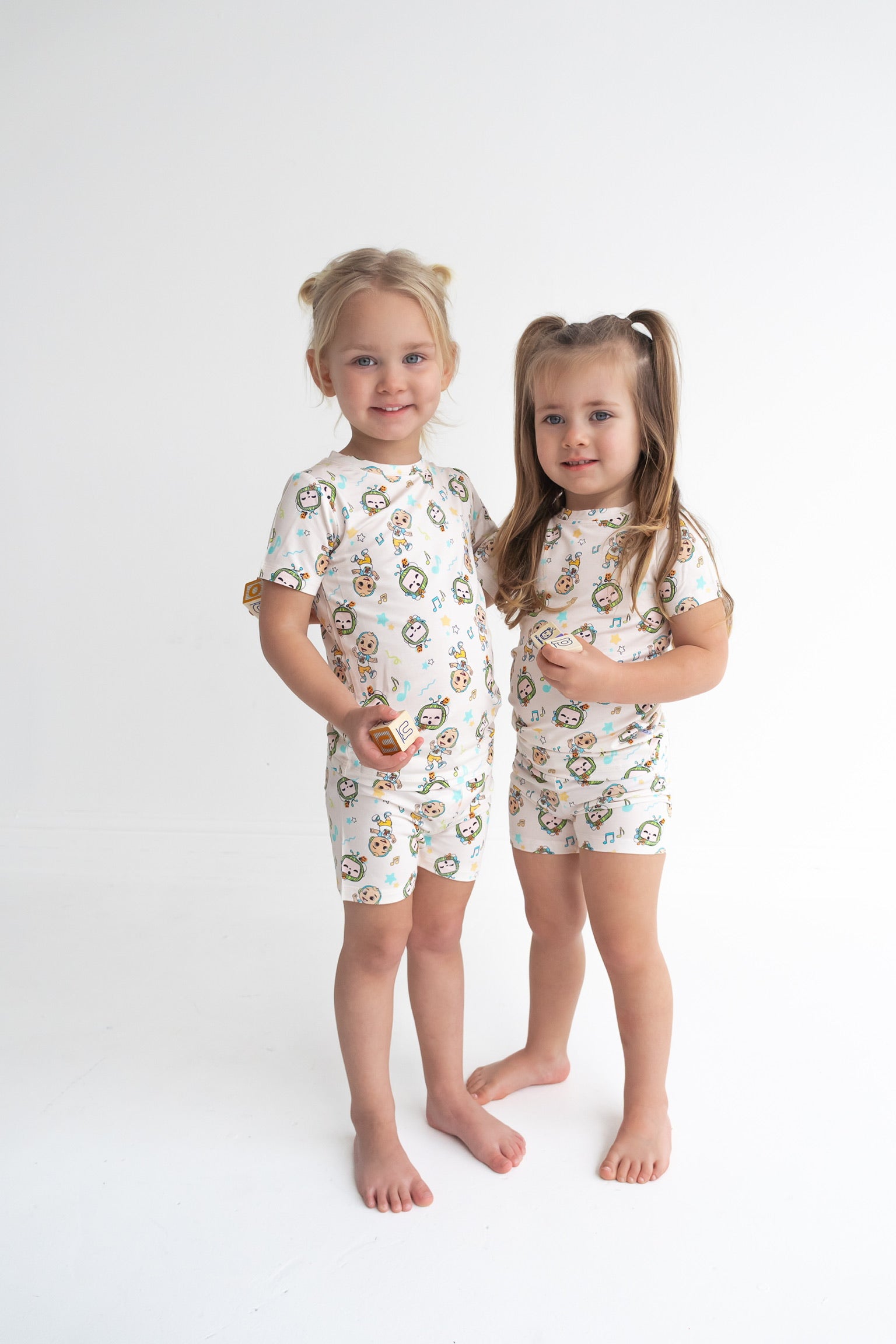 Dream Big Little Co X Cocomelon Jj Musical Melon Dream Short Set