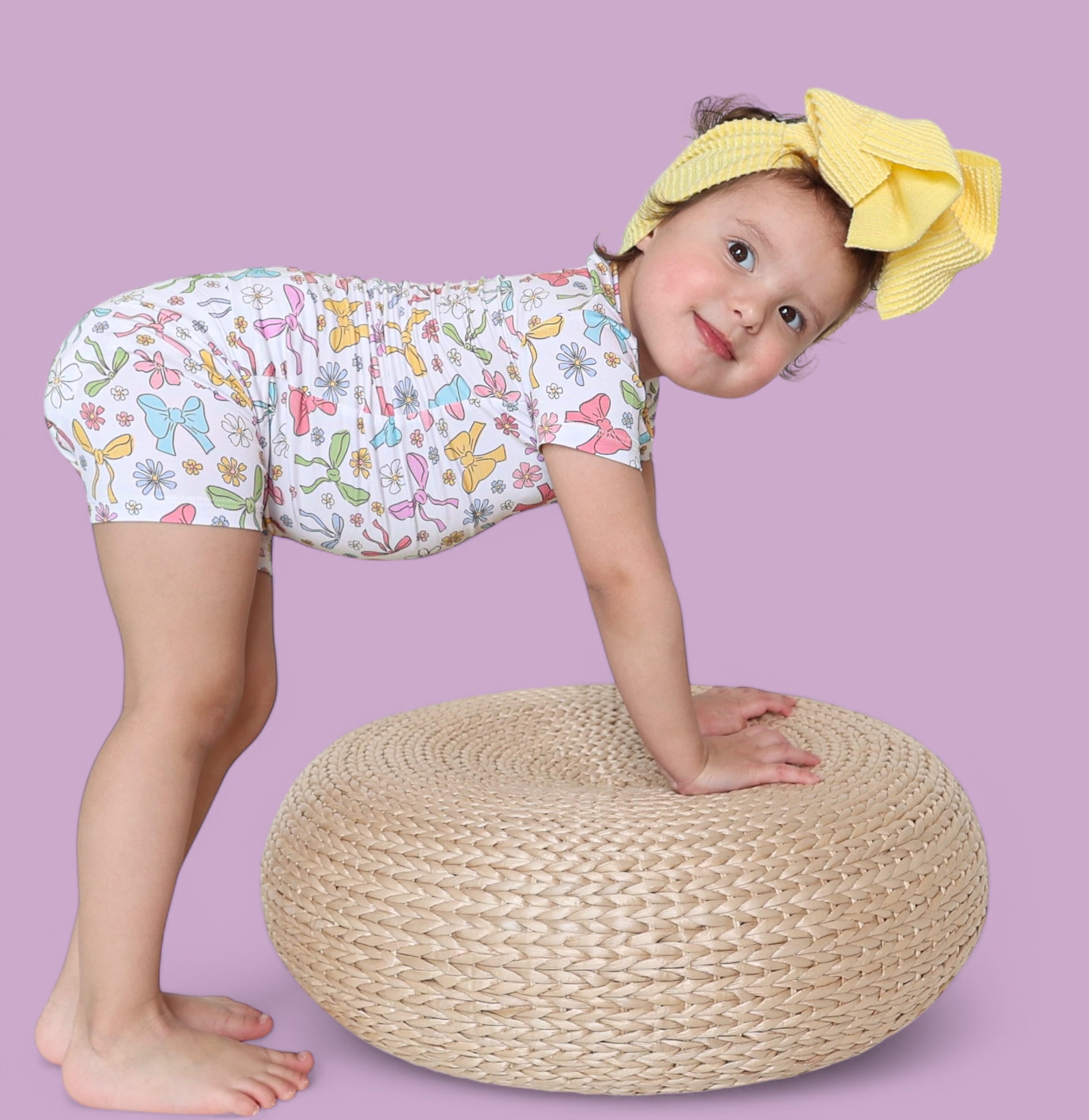 Bow Garden Dream Short Set