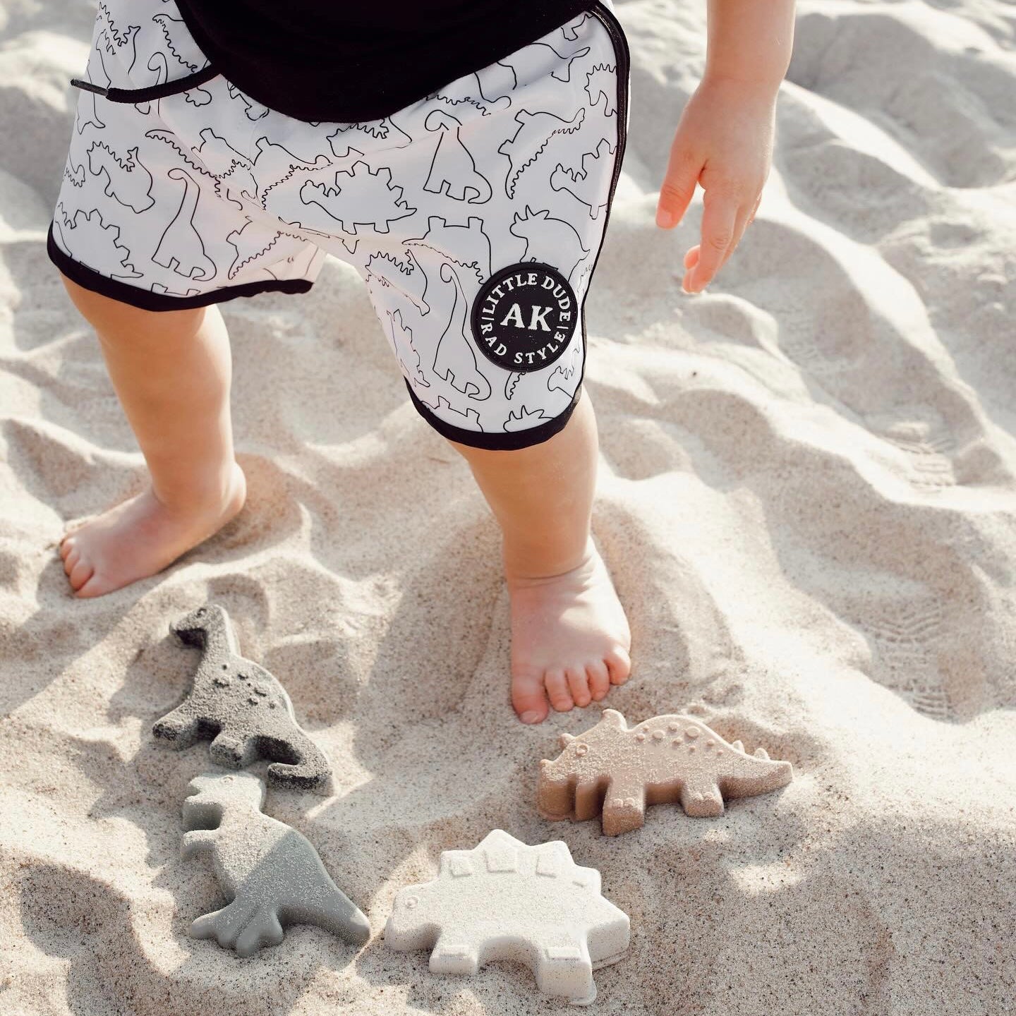 Ak Clothing X C&f Dino Silicone Beach Toy Set