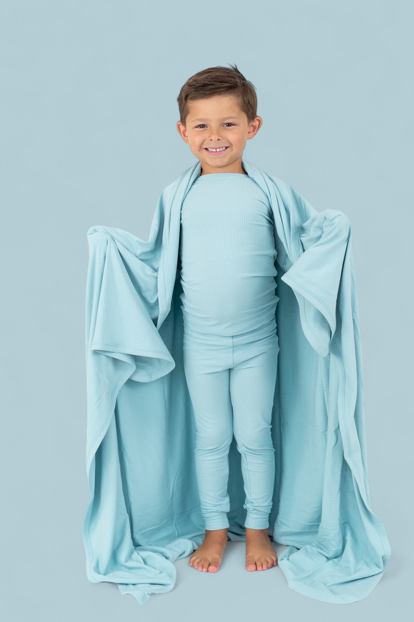 Hazy Blue Rib Dream Set