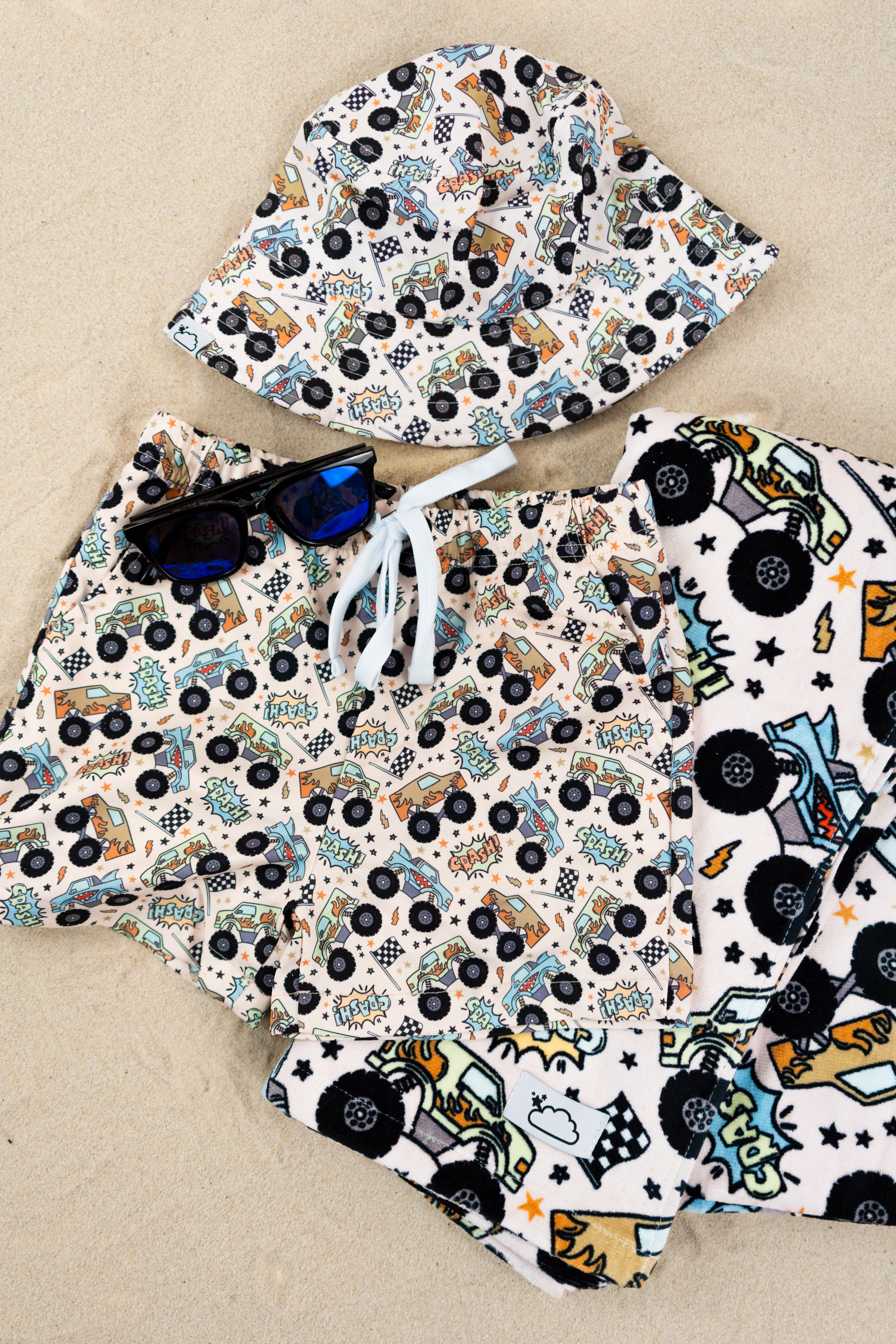 Crash Hard Boy's Dream Swim Trunks