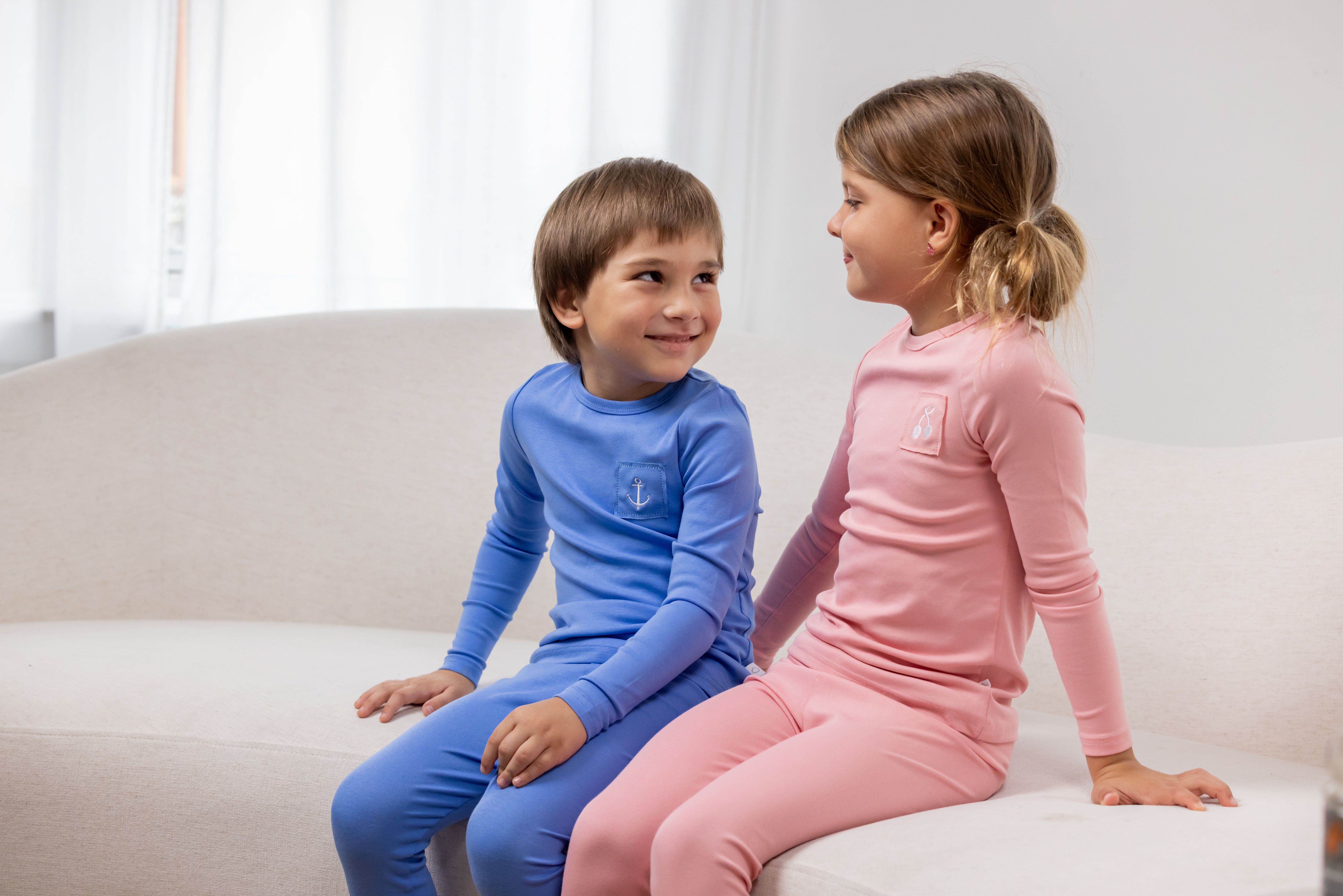 Stitched Graphic Pj- Pink