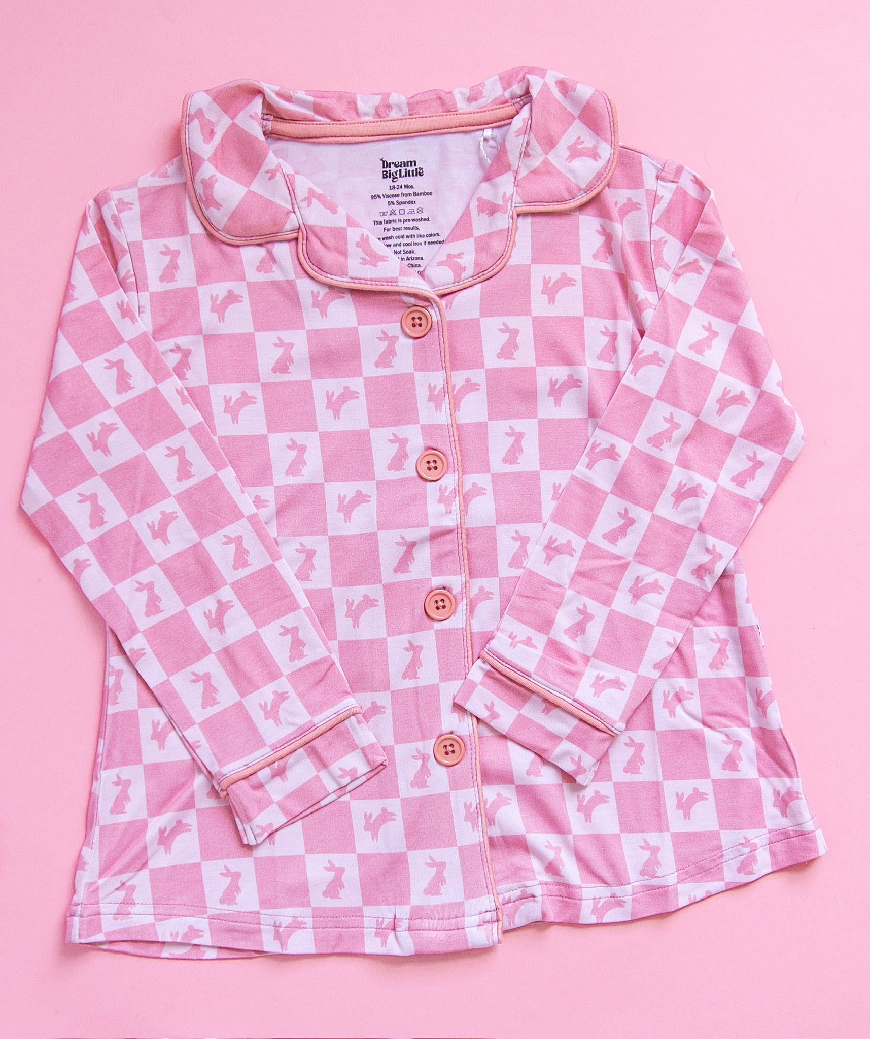 Hoppity Blush Checkers Girl's Dream Gown