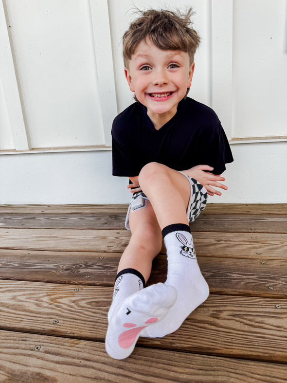 Rad Bunny With Pink Bunny Foot