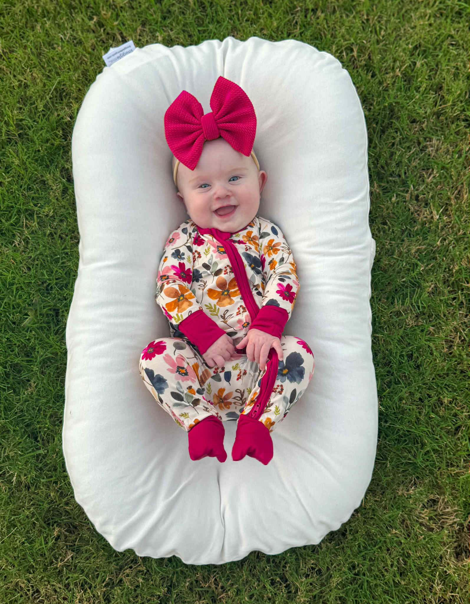 Autumn Blossoms Convertible Footie