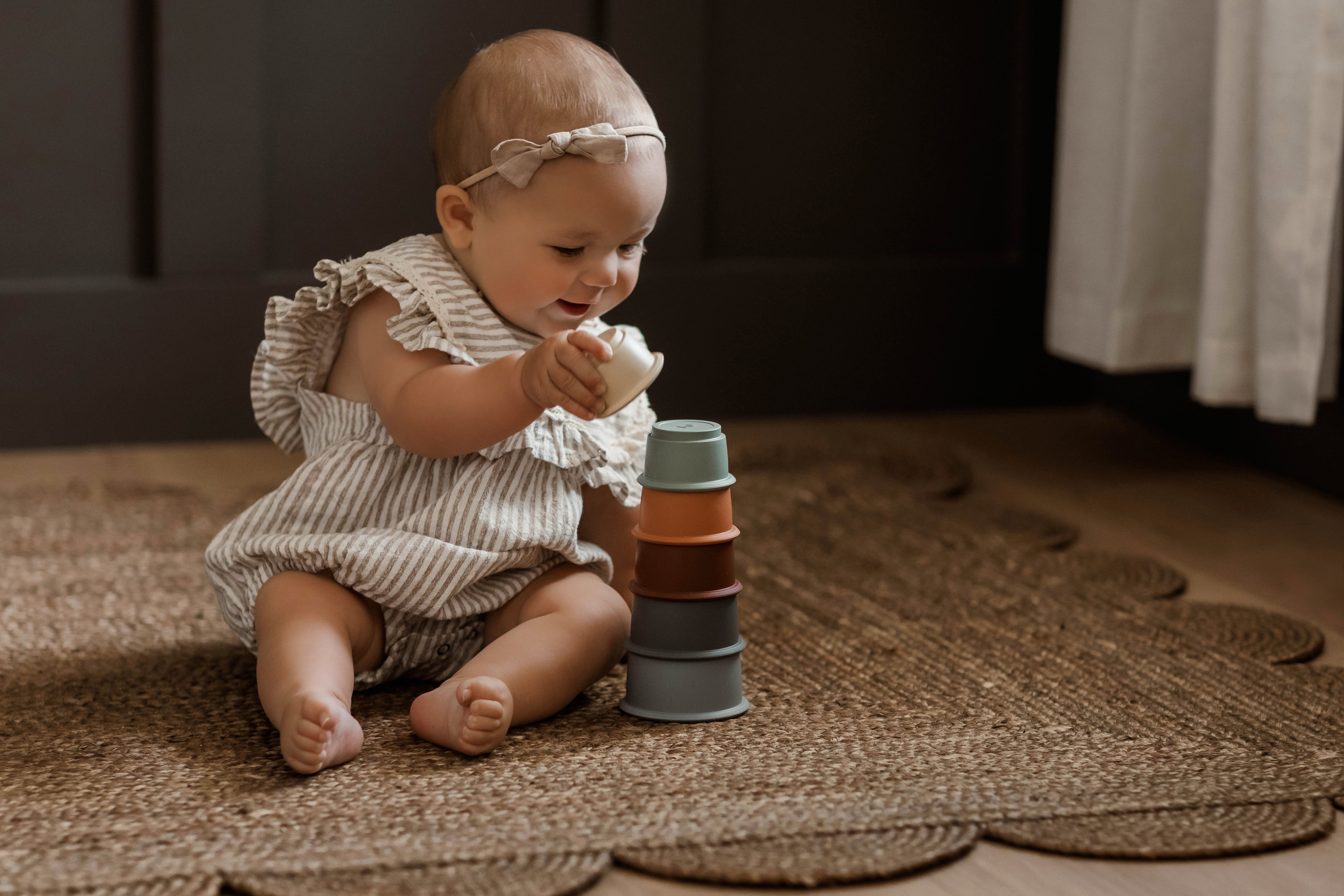 Silicone Cup Stacking Toy/stacking Toy
