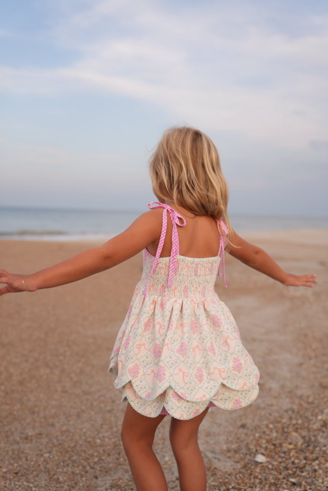 Floral Fancies Scallop Tunic Set
