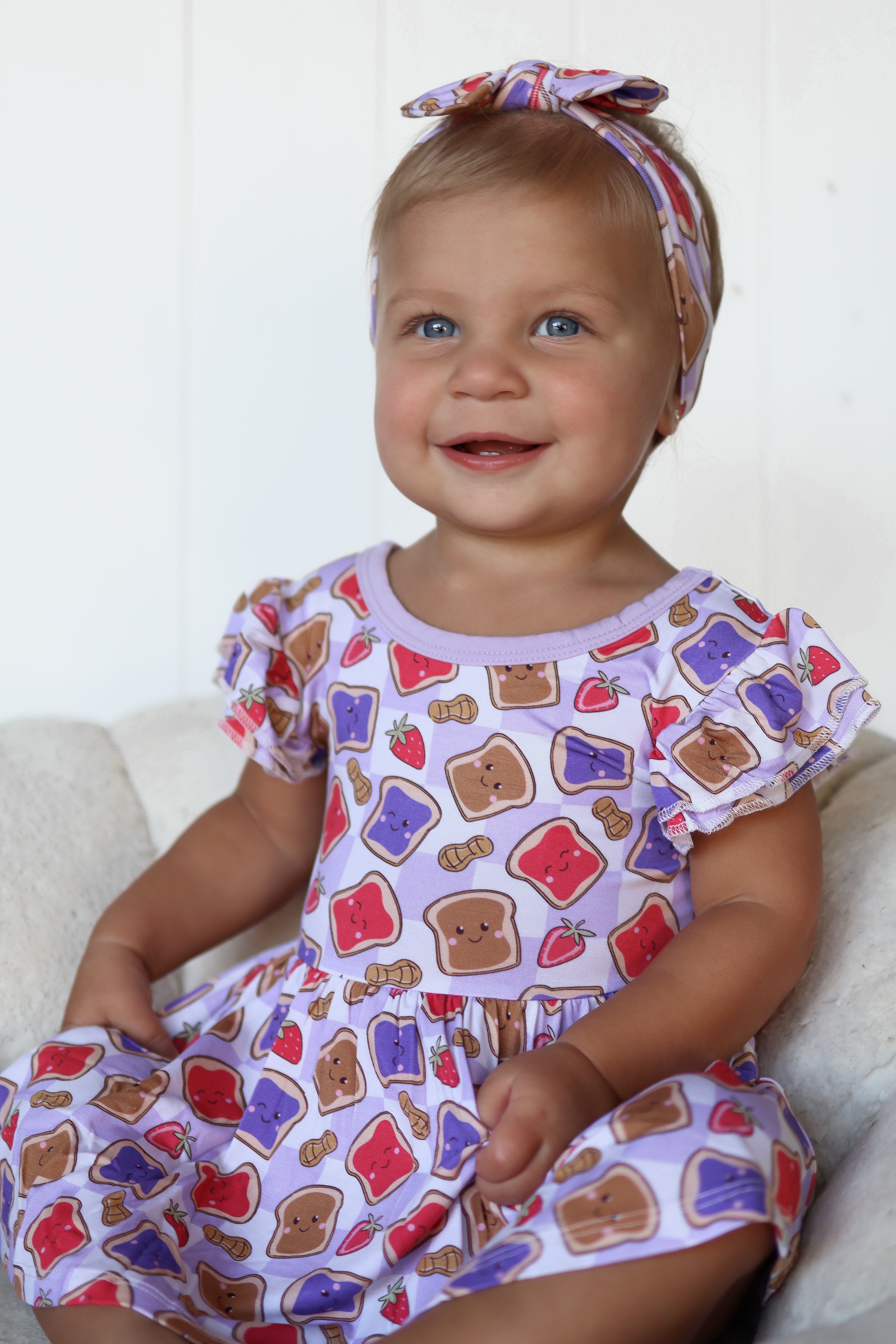 Exclusive Peanut Butter Jelly Time Dream Cap Sleeve Bodysuit Dress