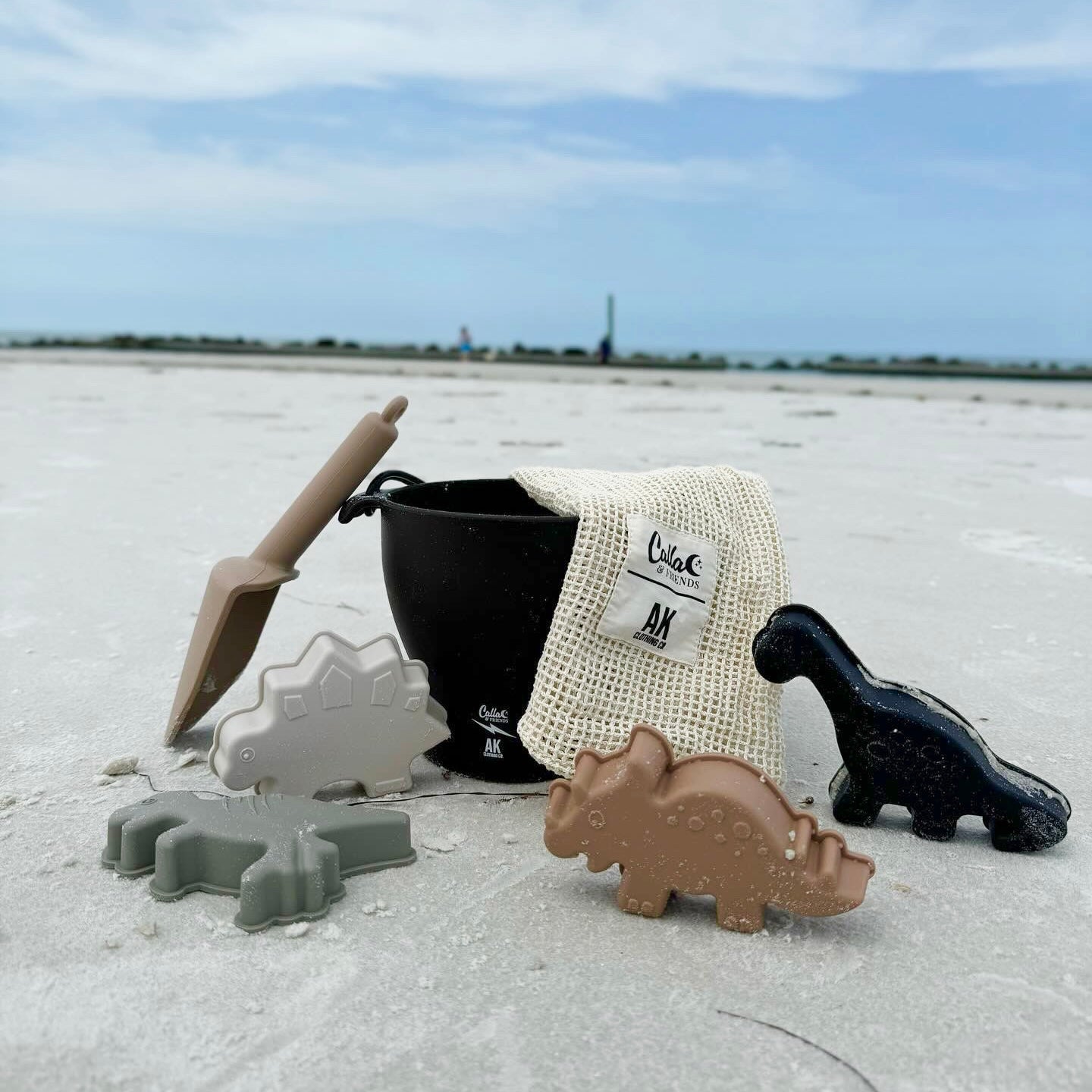 Ak Clothing X C&f Dino Silicone Beach Toy Set