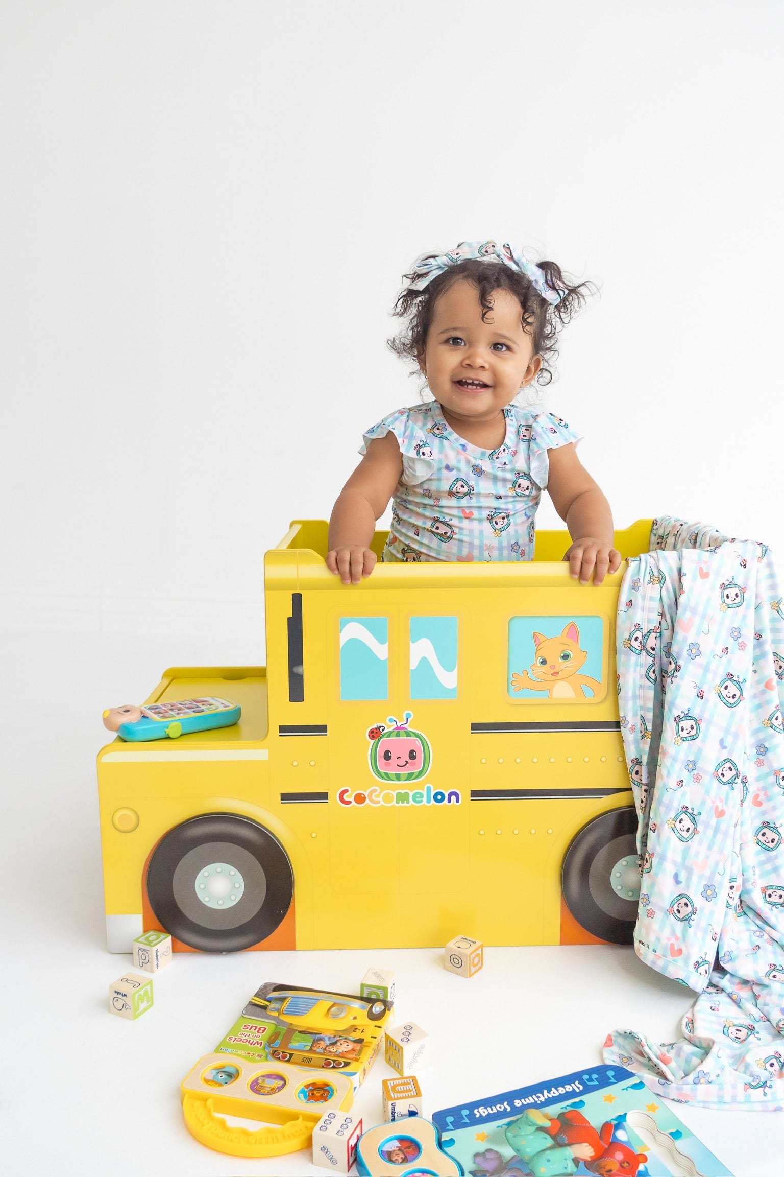 Dream Big Little Co X Cocomelon Springtime Melon Dream Cap Seeve Top