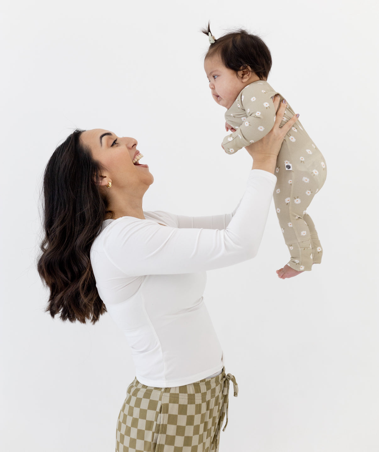 Sage Floral | Zip Romper