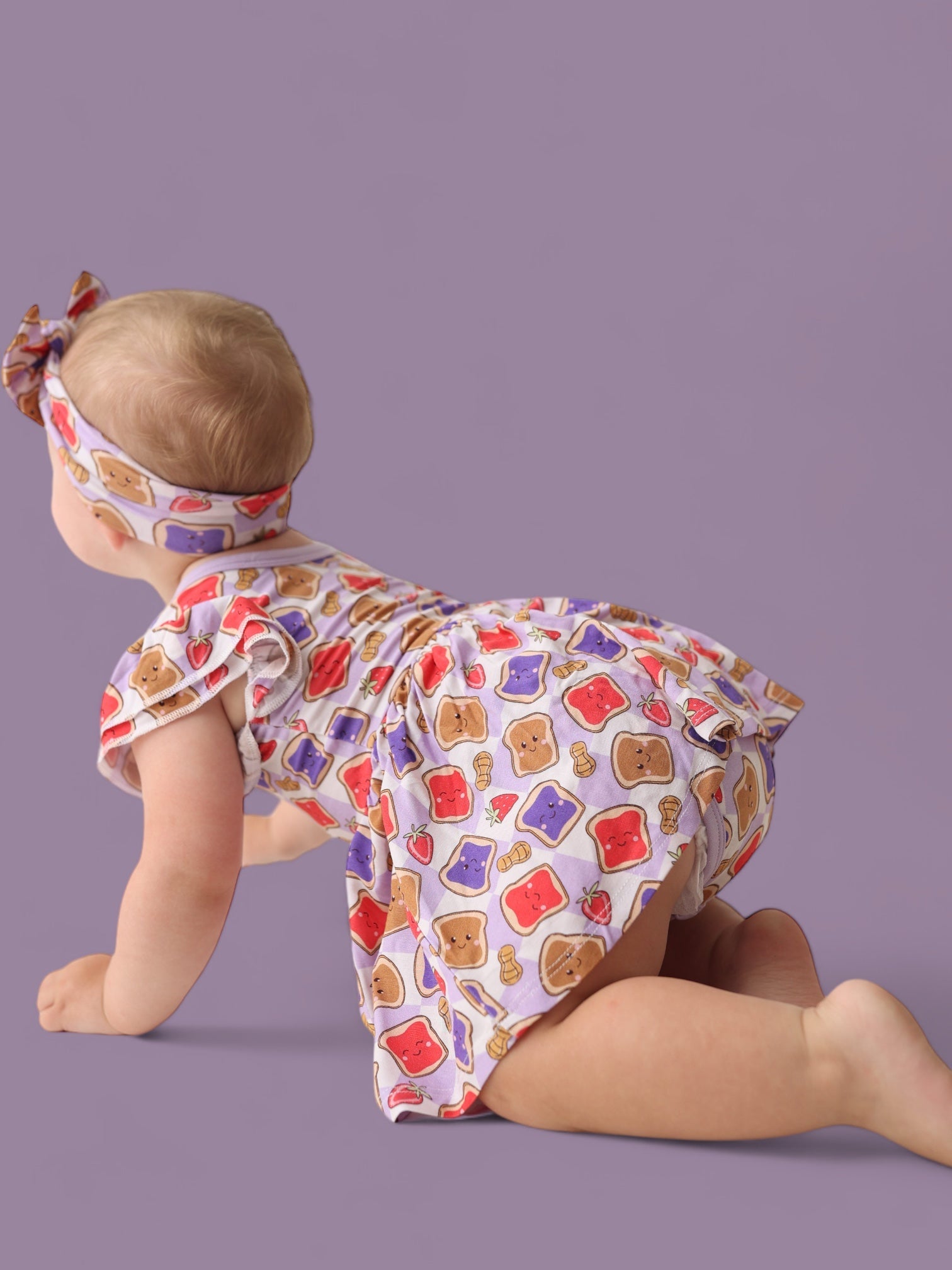 Exclusive Peanut Butter Jelly Time Dream Cap Sleeve Bodysuit Dress