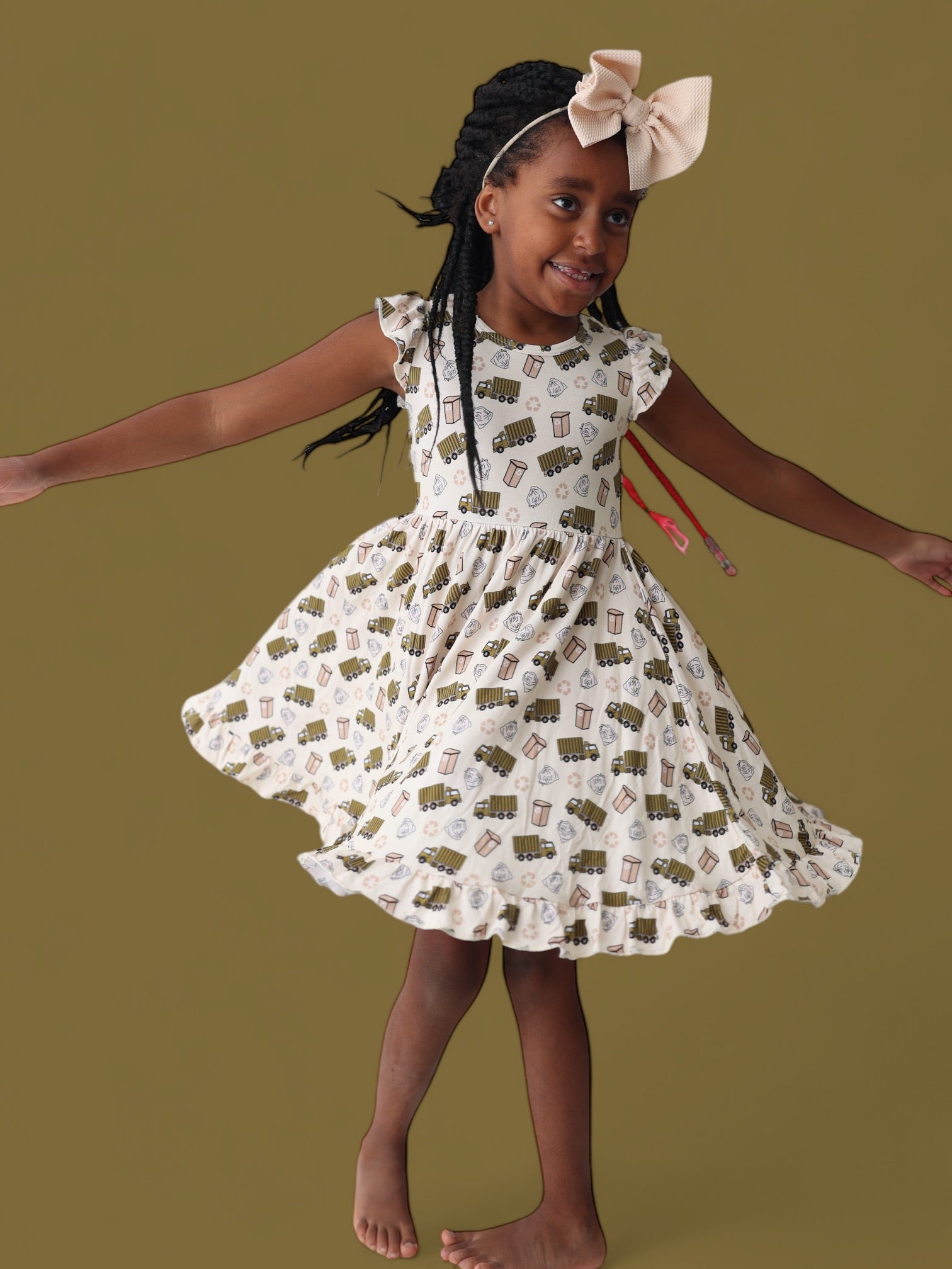 Good Ol' Garbage Dream Ruffle Dress