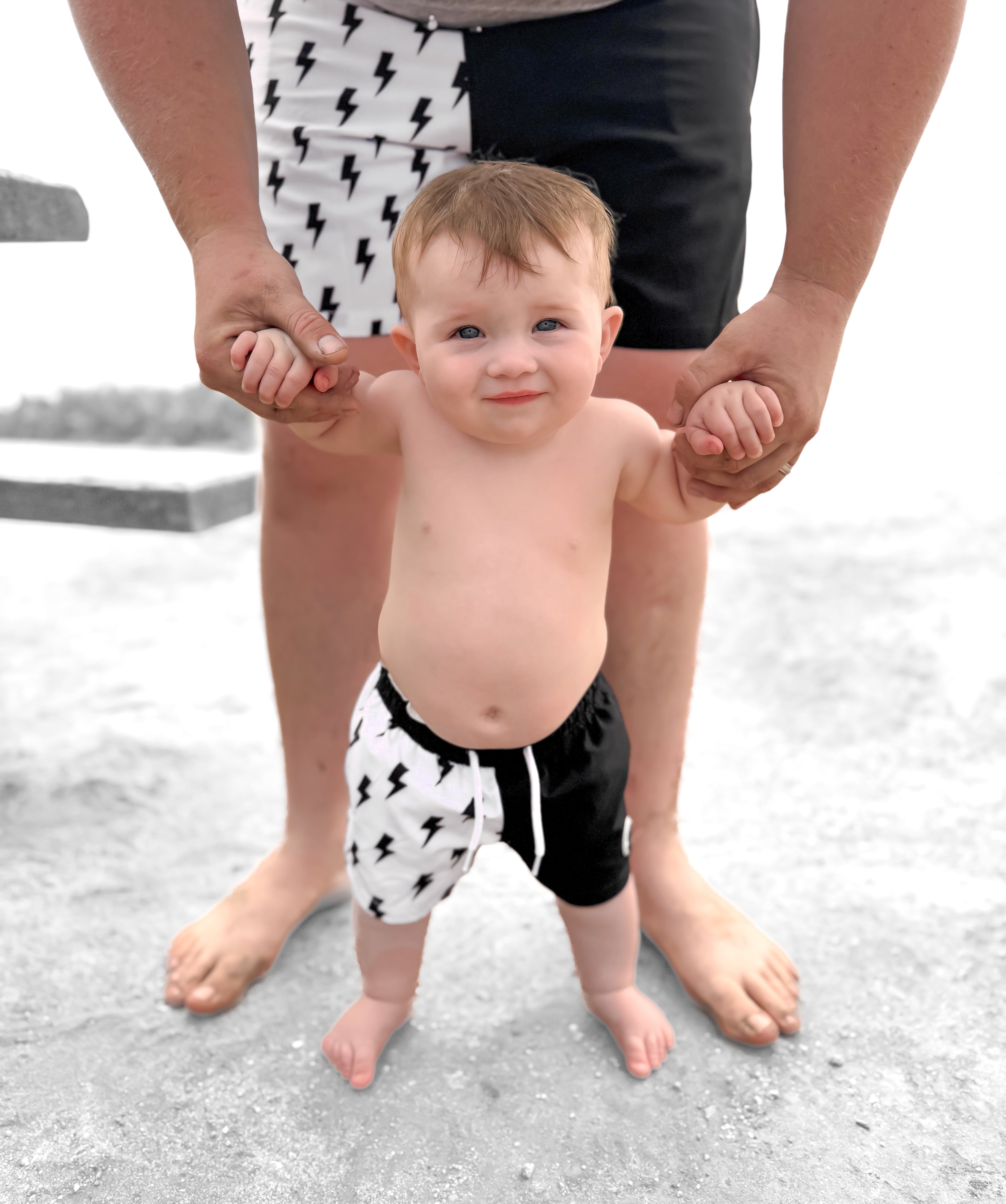 Adult - Hybrid Swim Shorts - Shockwave