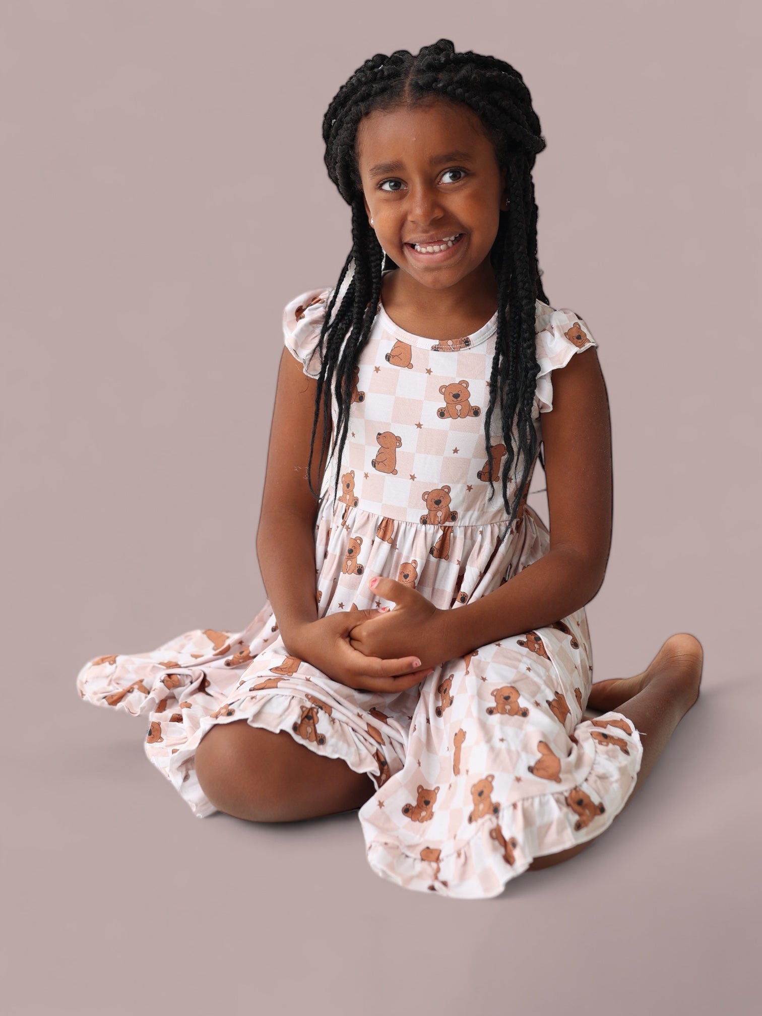 Cozy Bear Dream Ruffle Dress