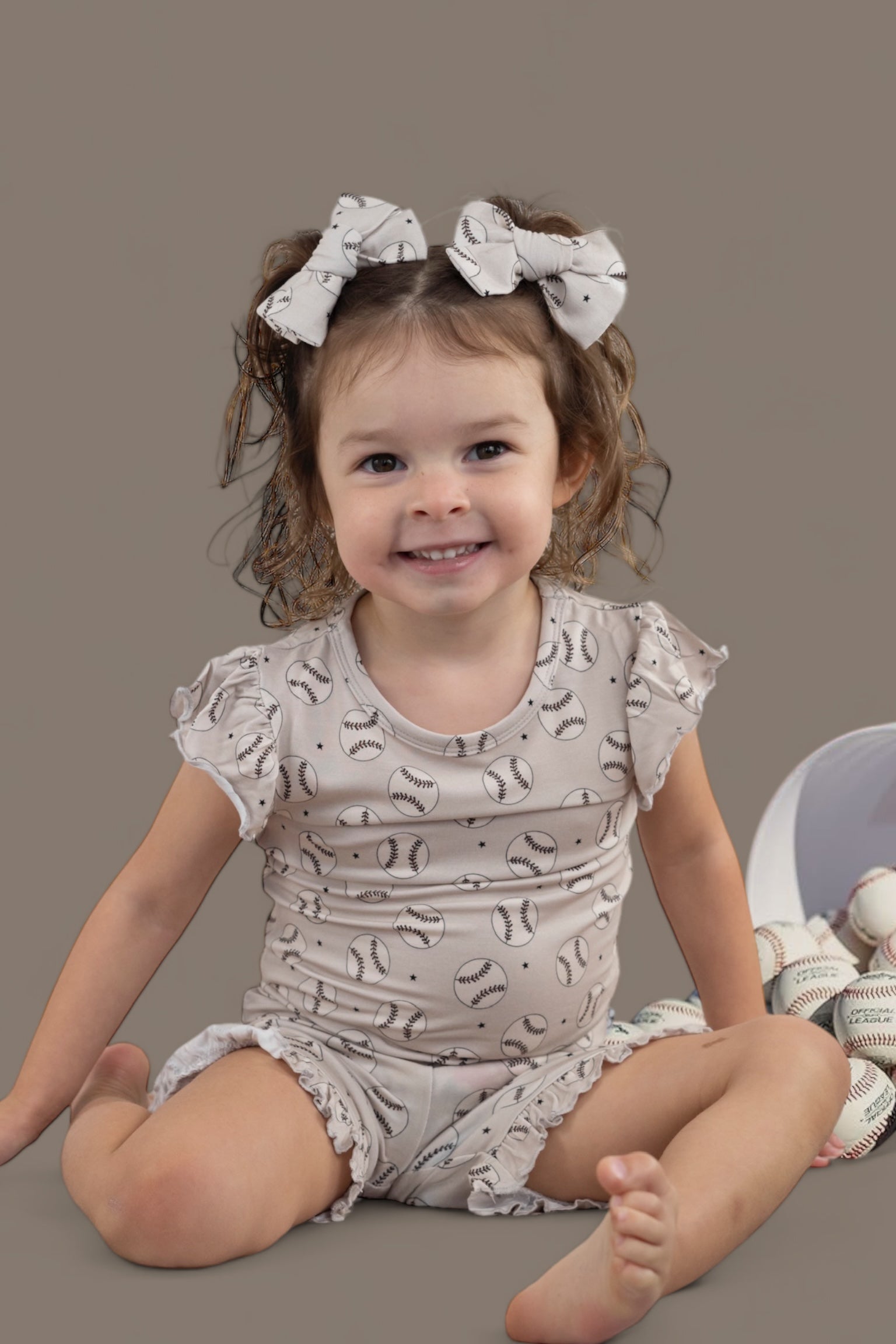 Exclusive Swing For The Stars Dream Ruffle Short Set