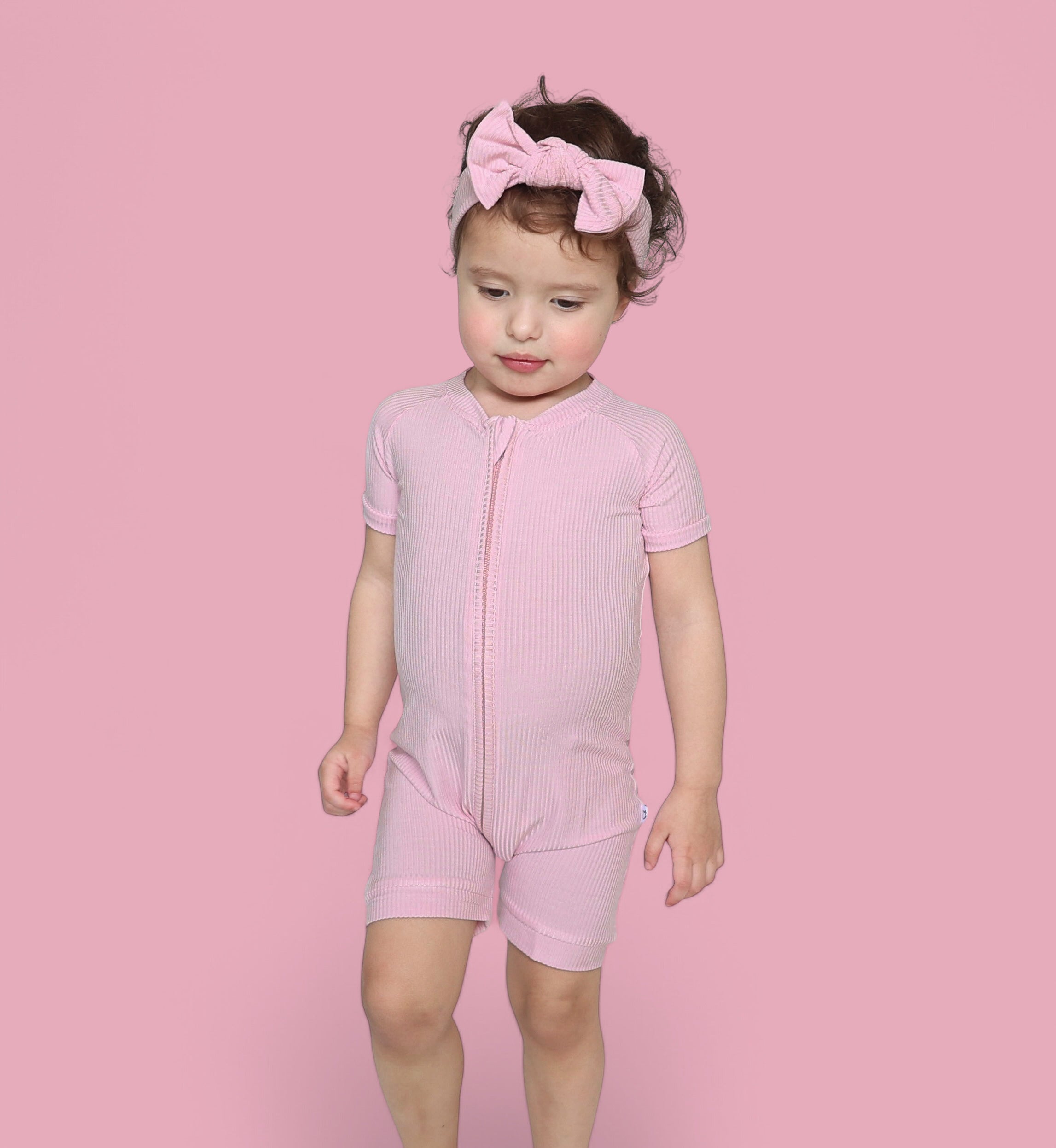 Pink Rose Rib Shortie