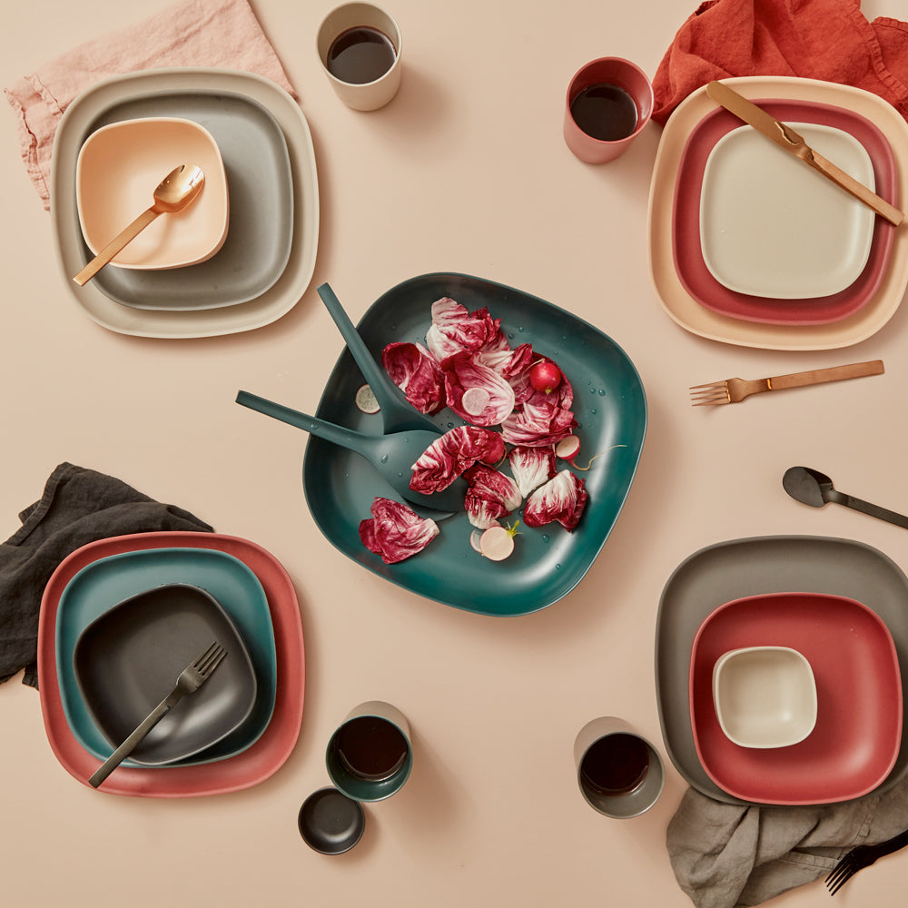 Bamboo Small Cup - 4 Piece Set Black