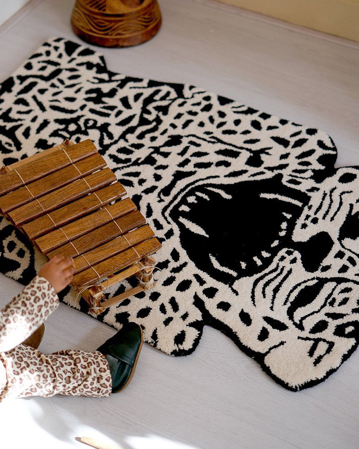 Rug Laughing Leopard