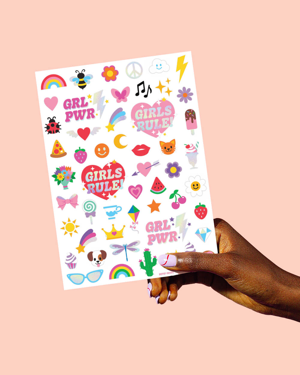 Grl Pwr Tats - 104 Foil Temporary Tattoos