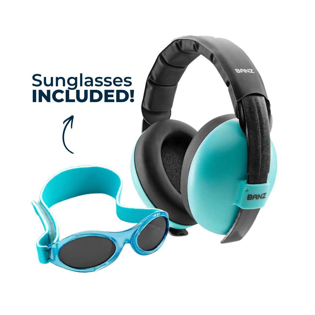 Baby Earmuffs & Sunglasses Combo Set
