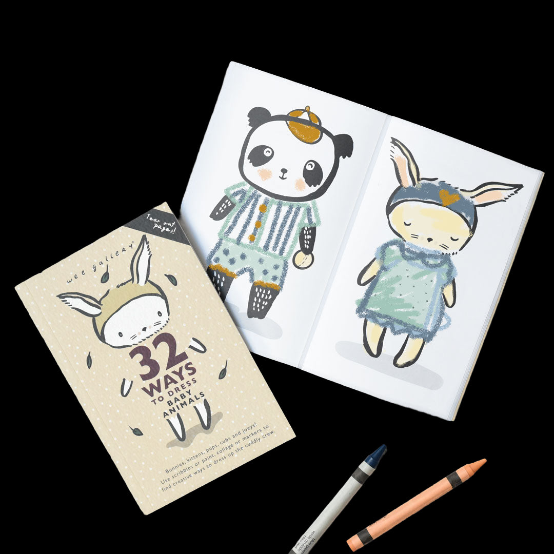 32 Ways To Dress Baby Animals - Activity Book