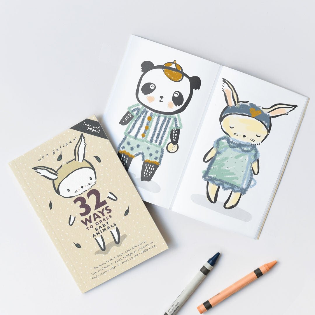 32 Ways To Dress Baby Animals - Activity Book