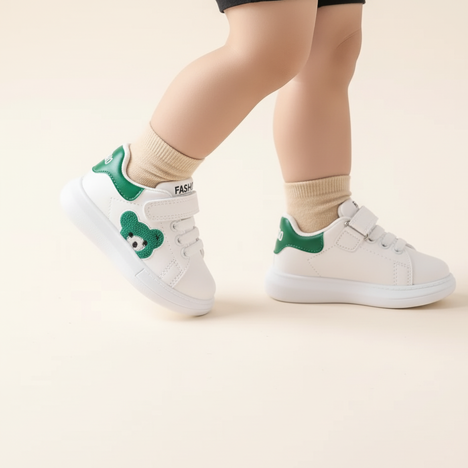 Easy-wear Panda Sneakers Ages 1-7