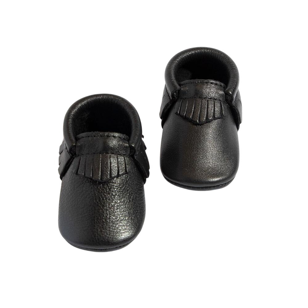 Ebony Moccasin Baby Shoe